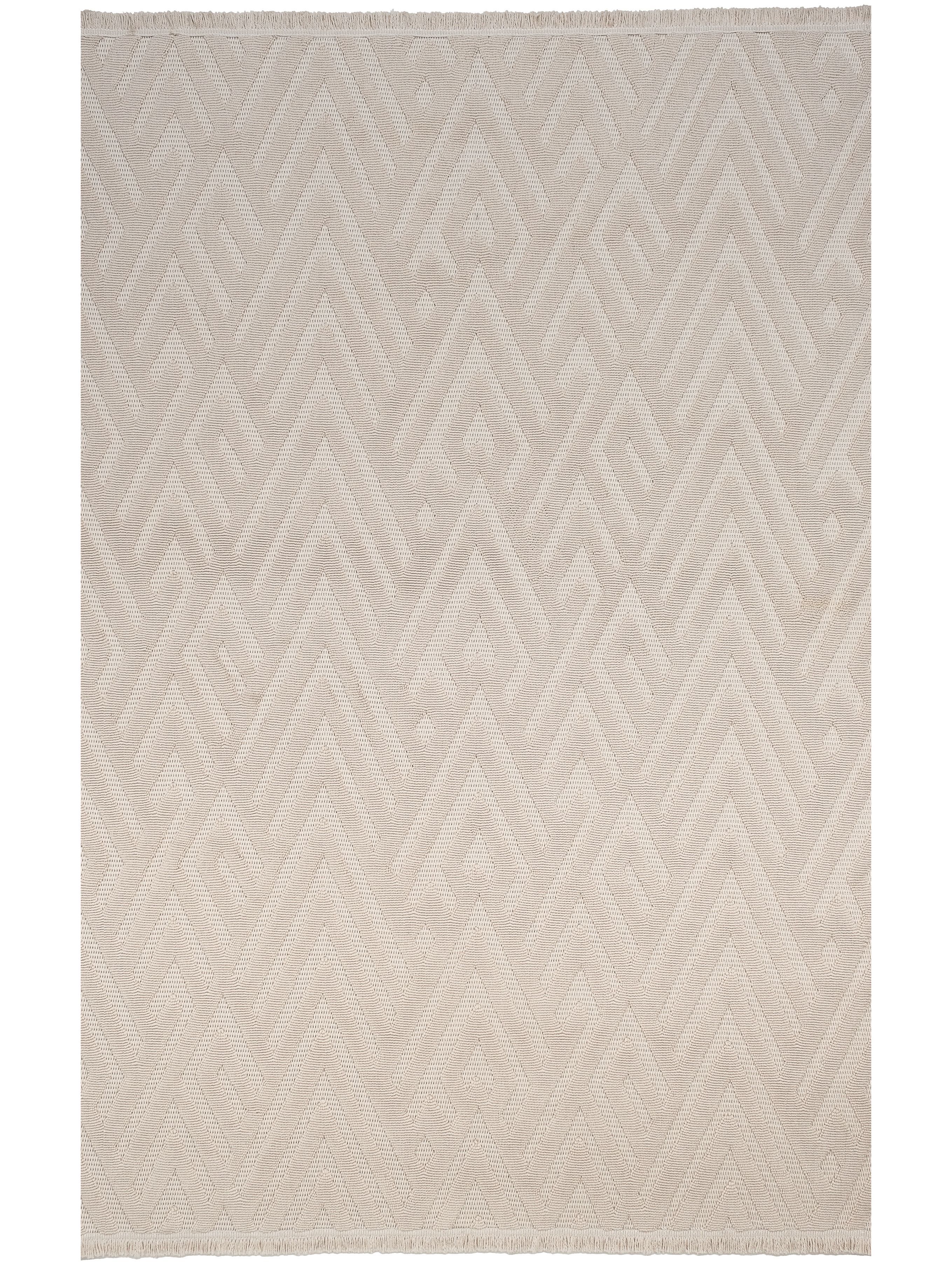 AYTEO HALI DEKOR 1118 BEJ GEOMETRİK DESEN İSKANDİNAV HALI