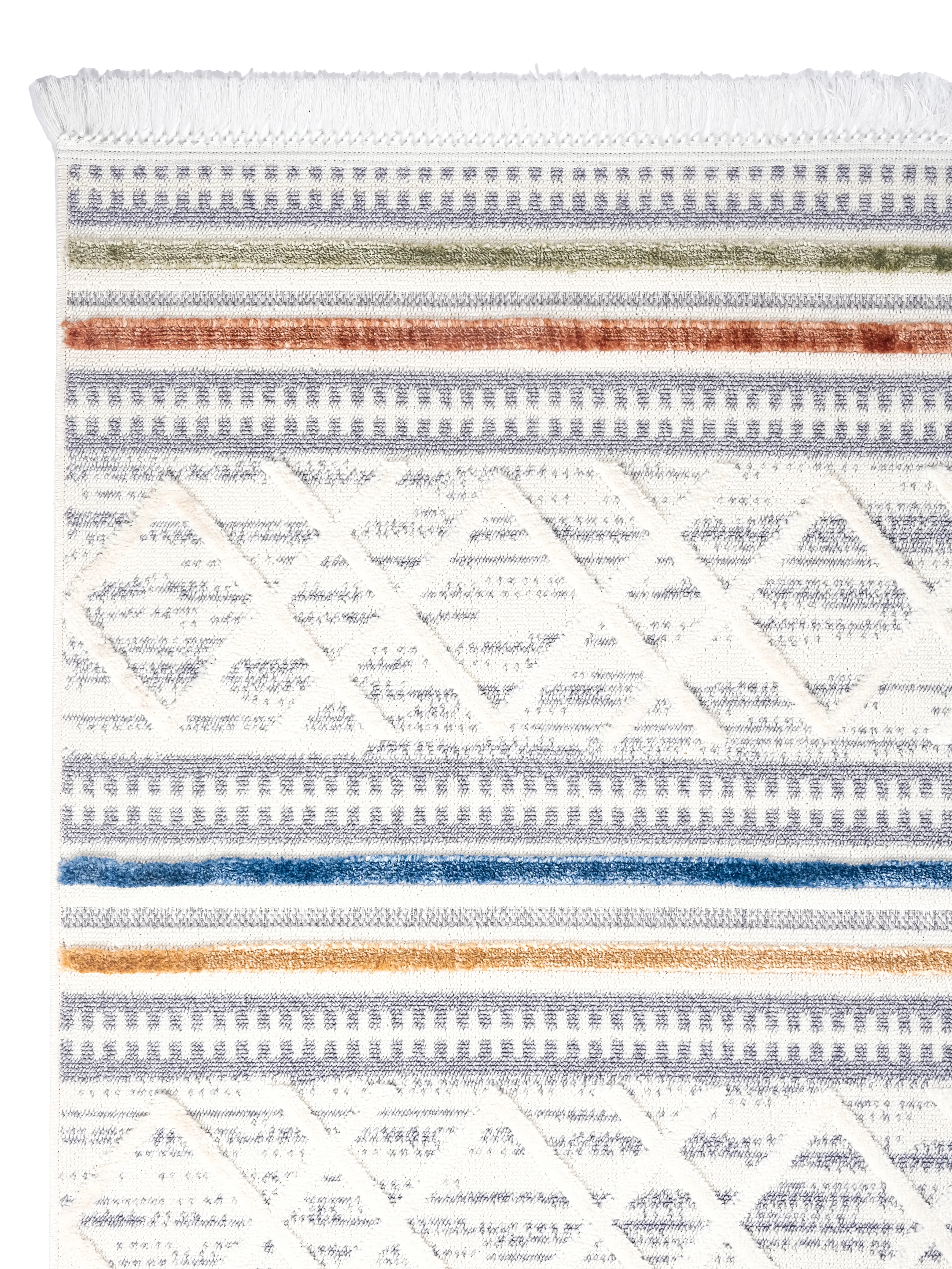 Ayteo Halı India 3015 Multi Renkli İskandinav Halı