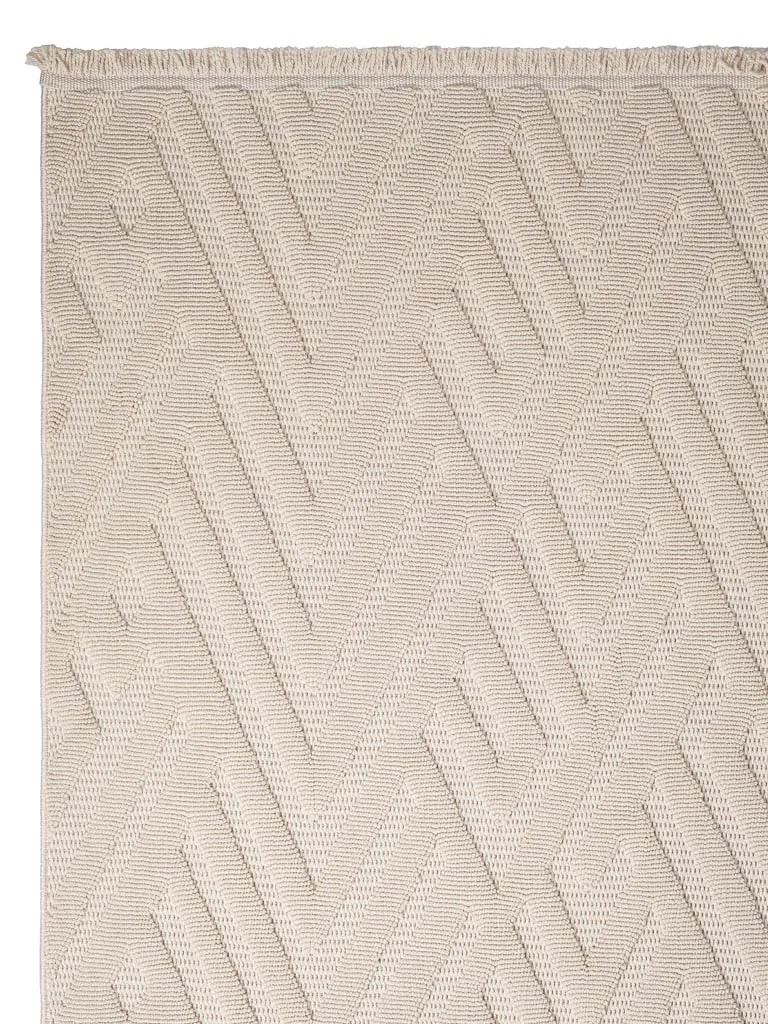 AYTEO HALI DEKOR 1118 BEJ GEOMETRİK DESEN İSKANDİNAV HALI