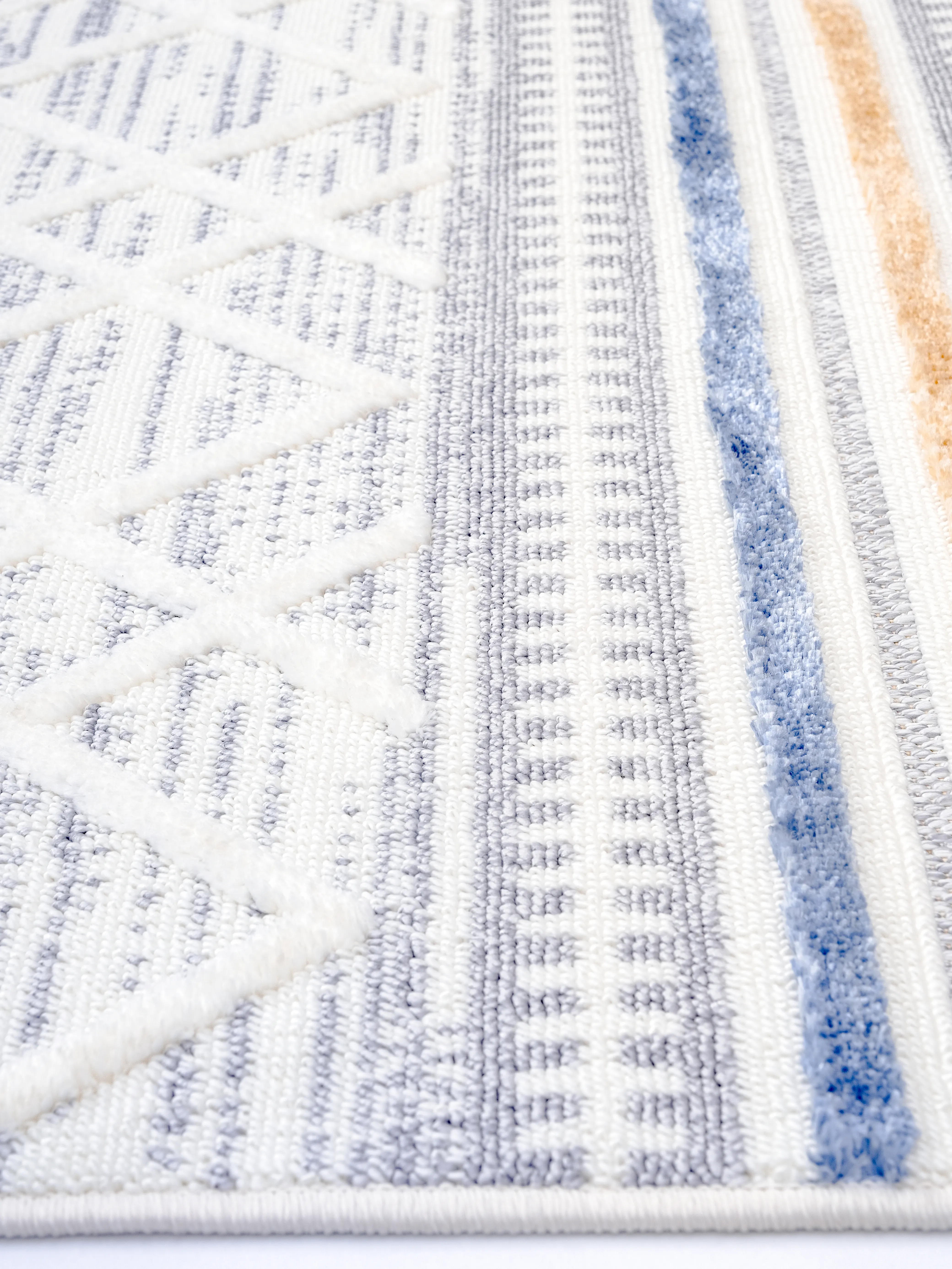 Ayteo Halı India 3015 Multi Renkli İskandinav Halı