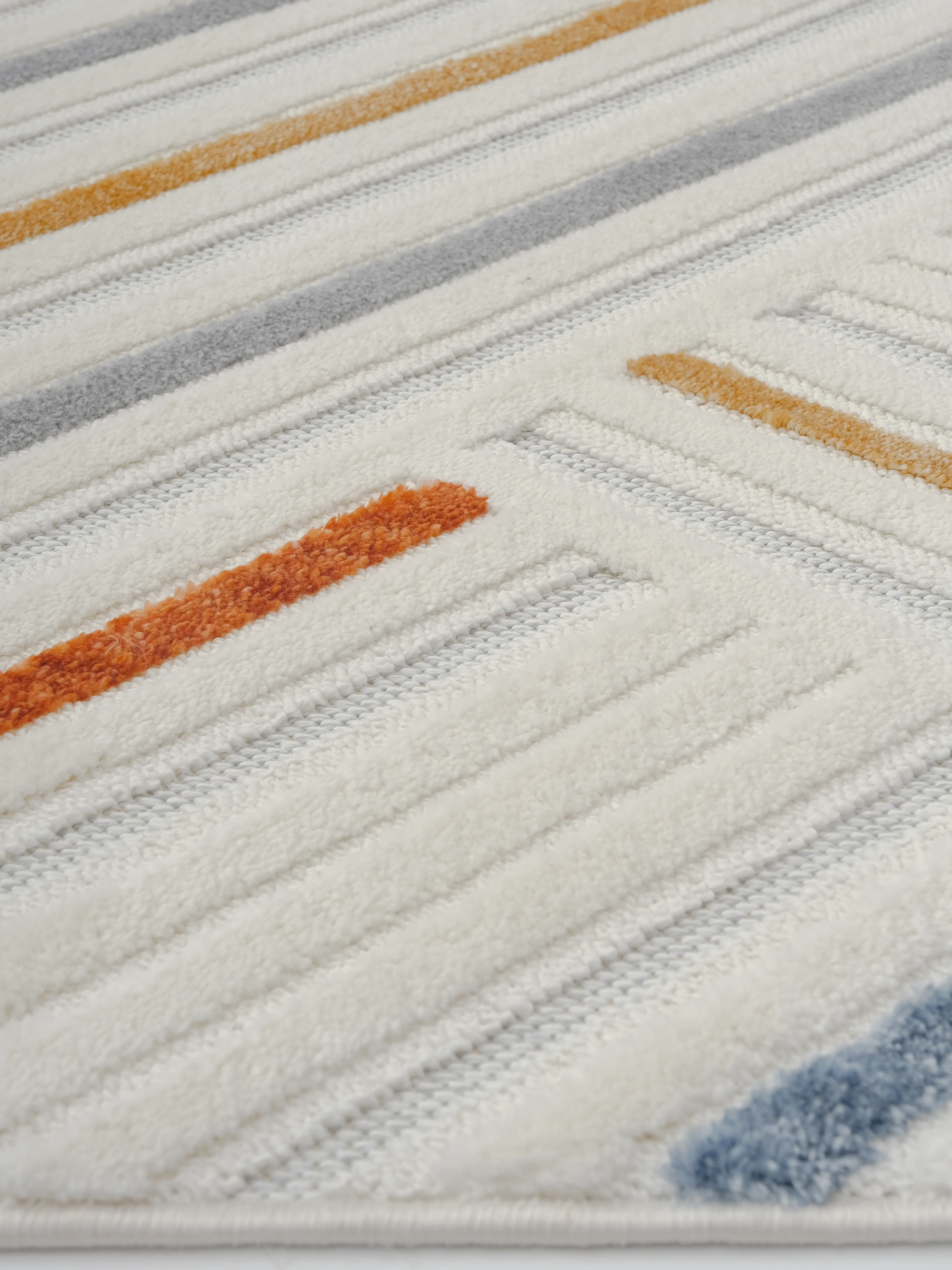 Ayteo Halı India 3017 Multi Renkli İskandinav Halı