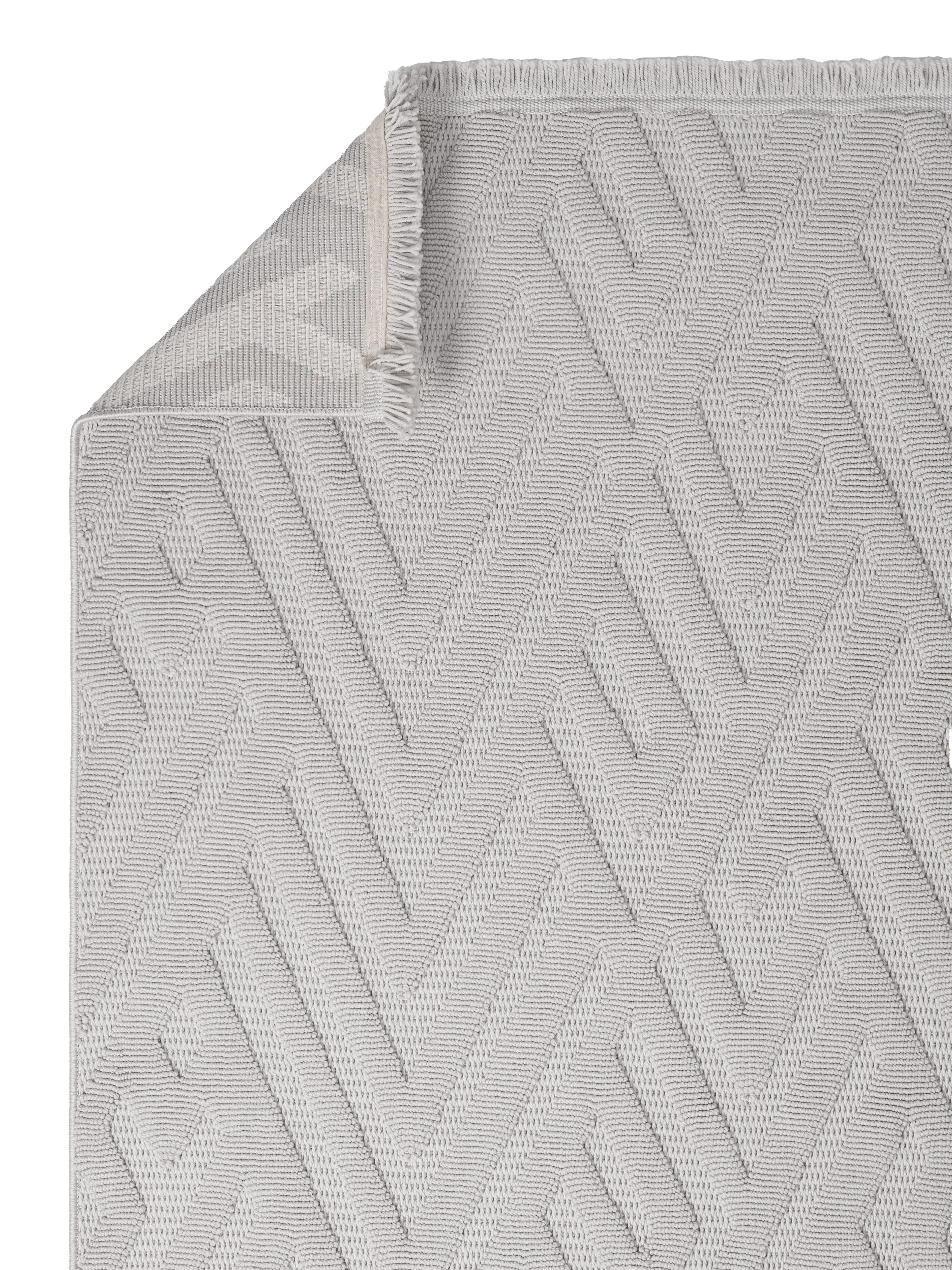 AYTEO HALI DEKOR 1118 GRİ GEOMETRİK DESEN İSKANDİNAV HALI