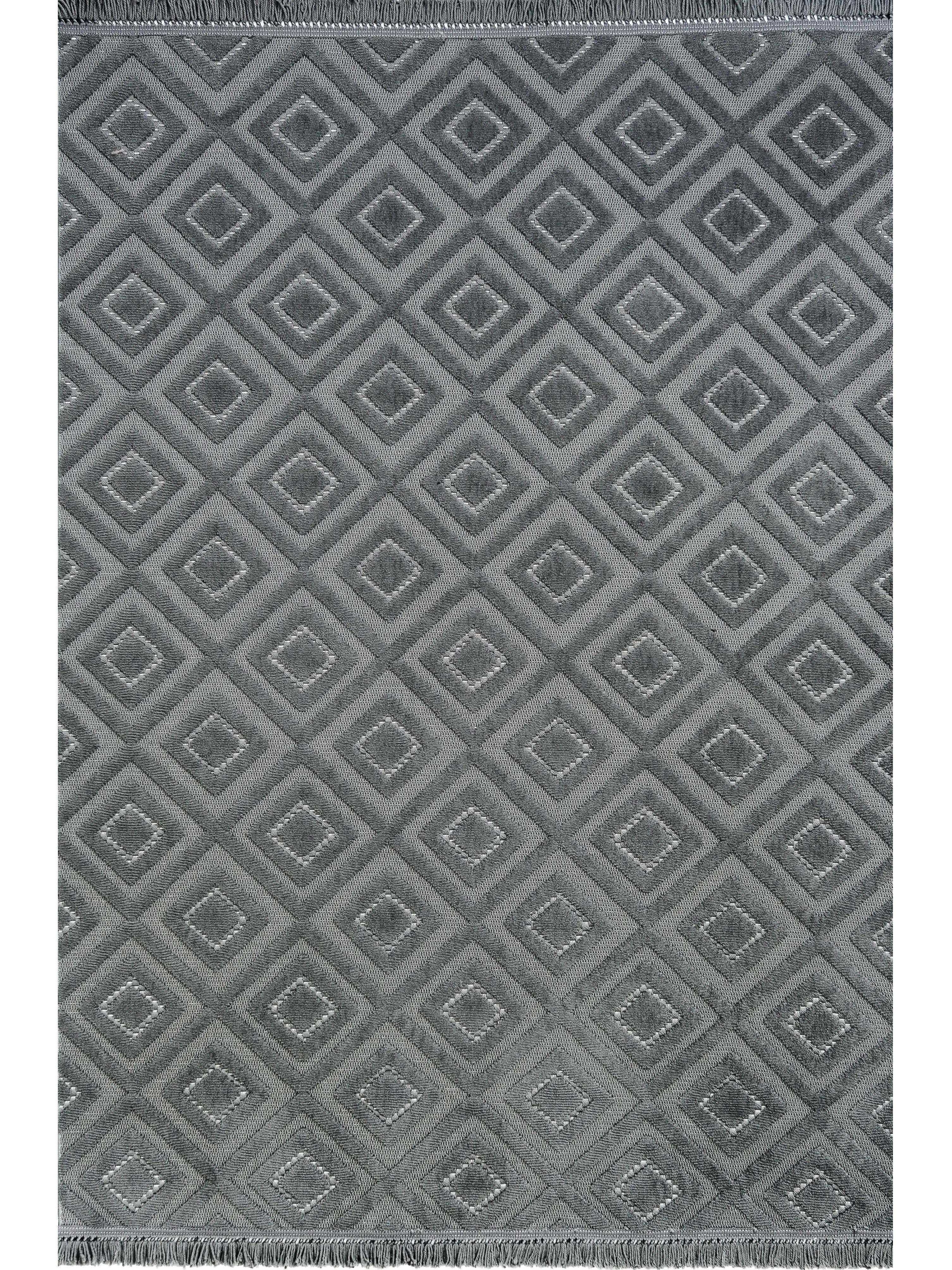 AYTEO HALI MODA 1089 KREM SADE VE ZARİF İSKANDİNAV HALI - 1089 ANTRASİT