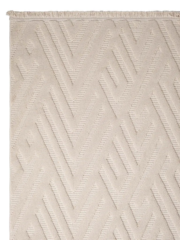 AYTEO HALI DEKOR 1118 BEJ GEOMETRİK DESEN İSKANDİNAV HALI