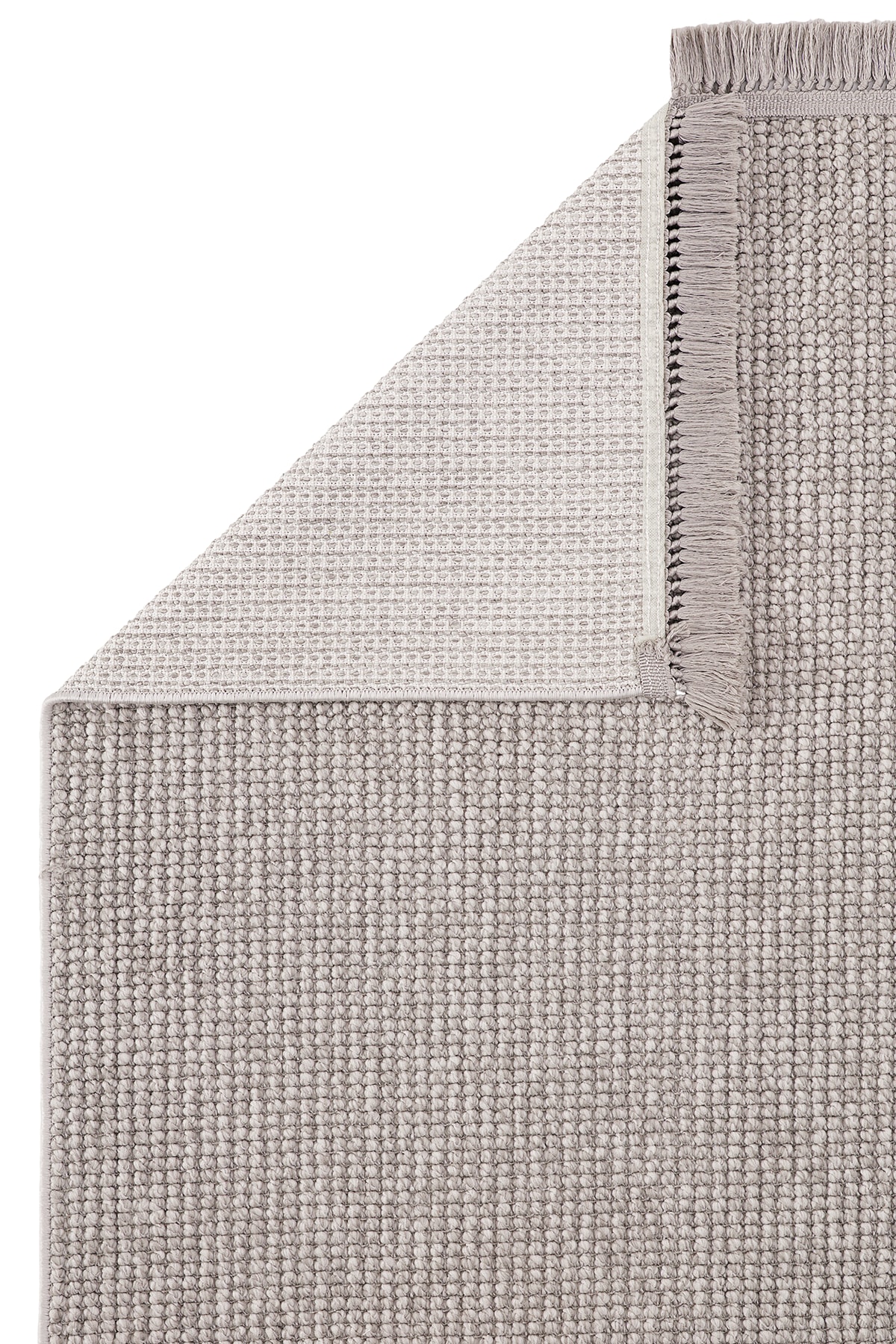 AYTEO HALI DELHİ 3008 GRİ Yumuşak Ve Parlak Tuşeli Modern Kesme Halı