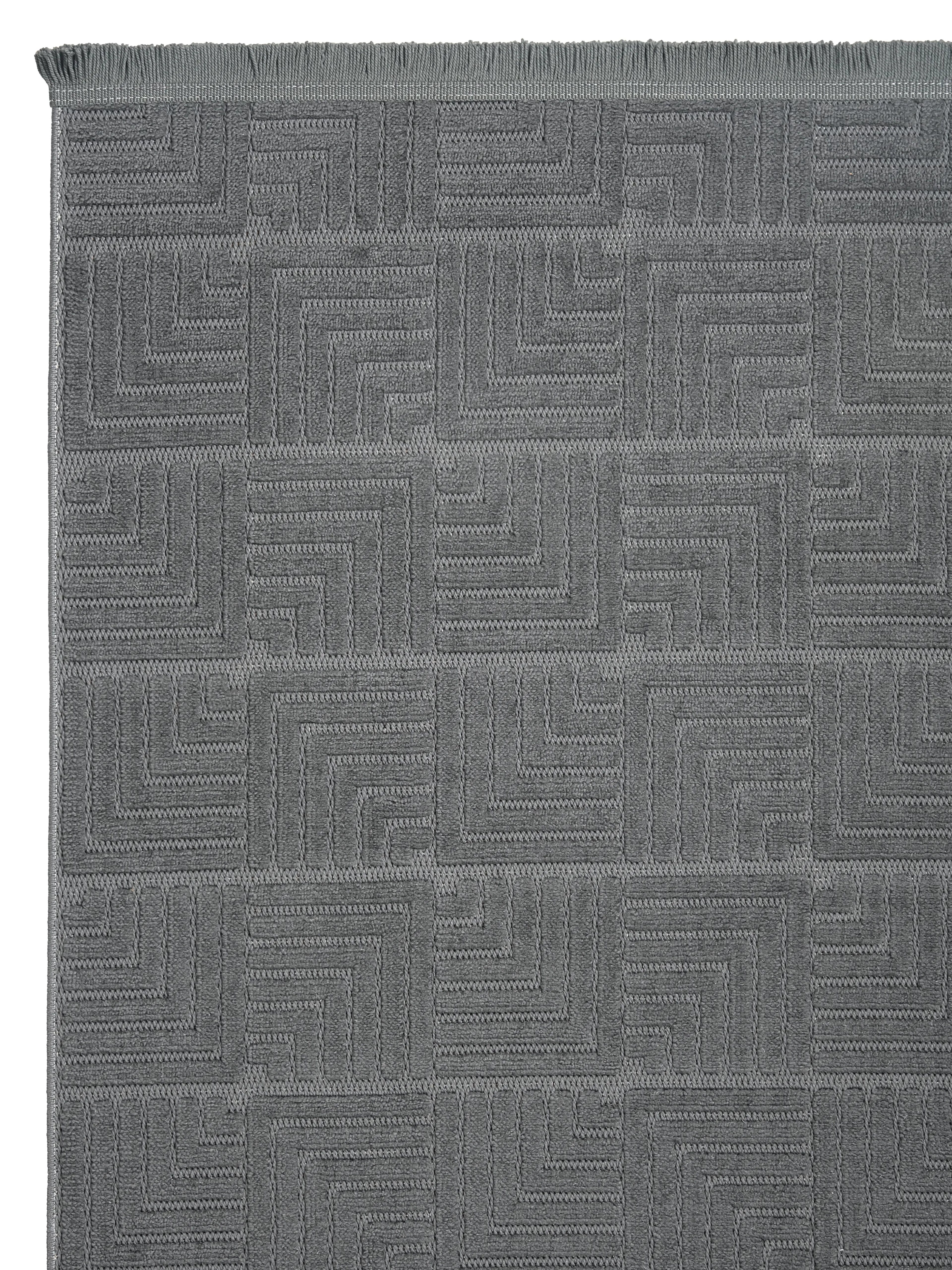 Ayteo Halı Moda 1062 Antrasit Sade ve Zarif İskandinav Halı