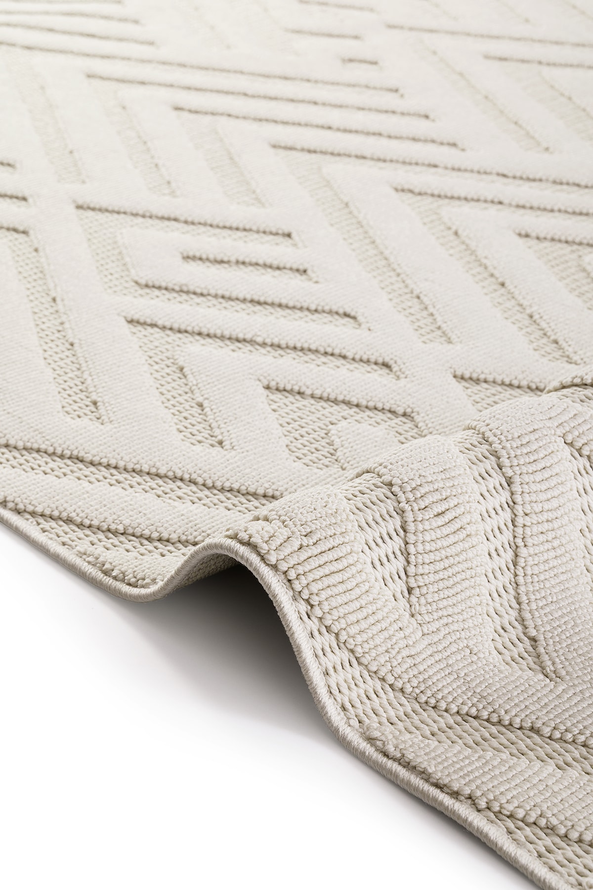 Ayteo Halı Dekor 1118 Bej Geometrik Desen İskandinav Halı