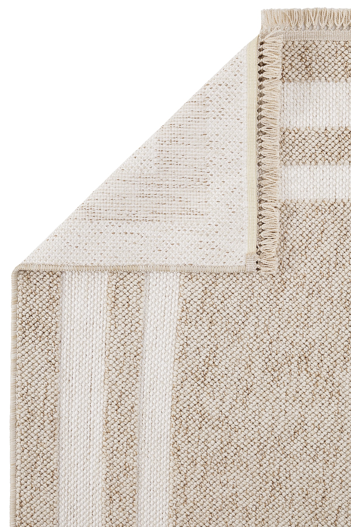 Ayteo Halı Comfort 19207D VİZON KREM Yumuşak Ve Parlak Tuşeli Modern Bukle Halı