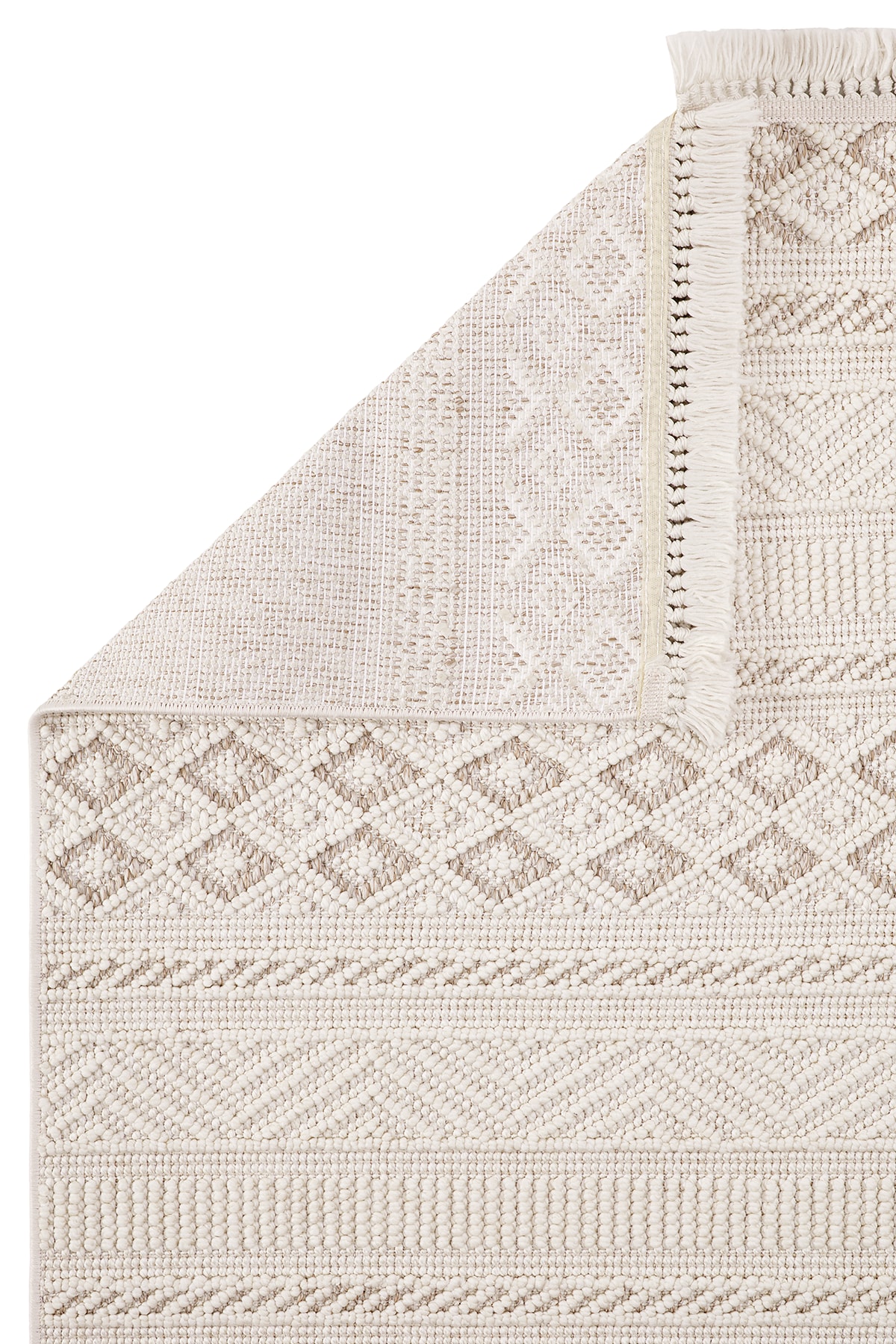 AYTEO HALI DELHİ 3021 KREM Yumuşak Ve Parlak Tuşeli Modern Kesme Halı