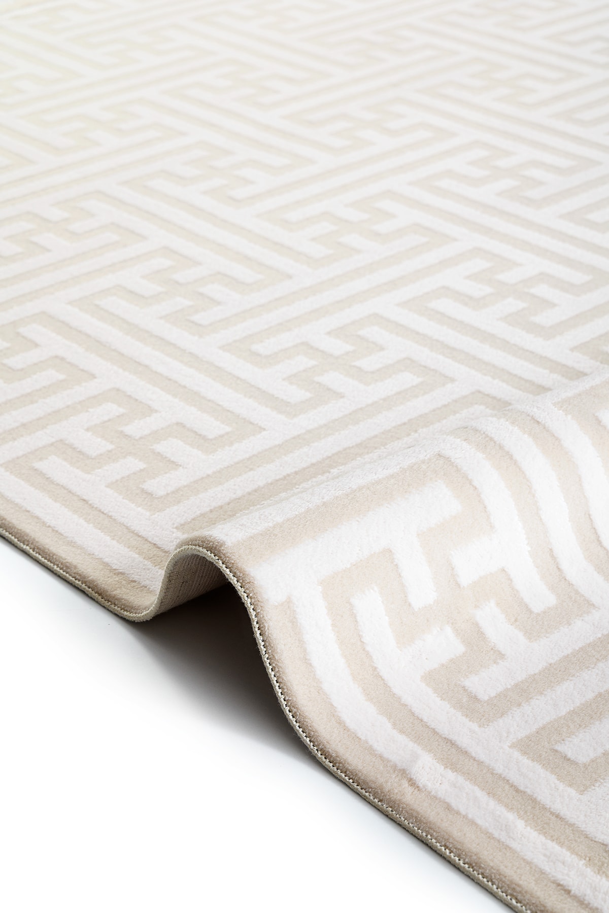 Ayteo Halı Fera 1128 Krem Modern Akrilik Halı