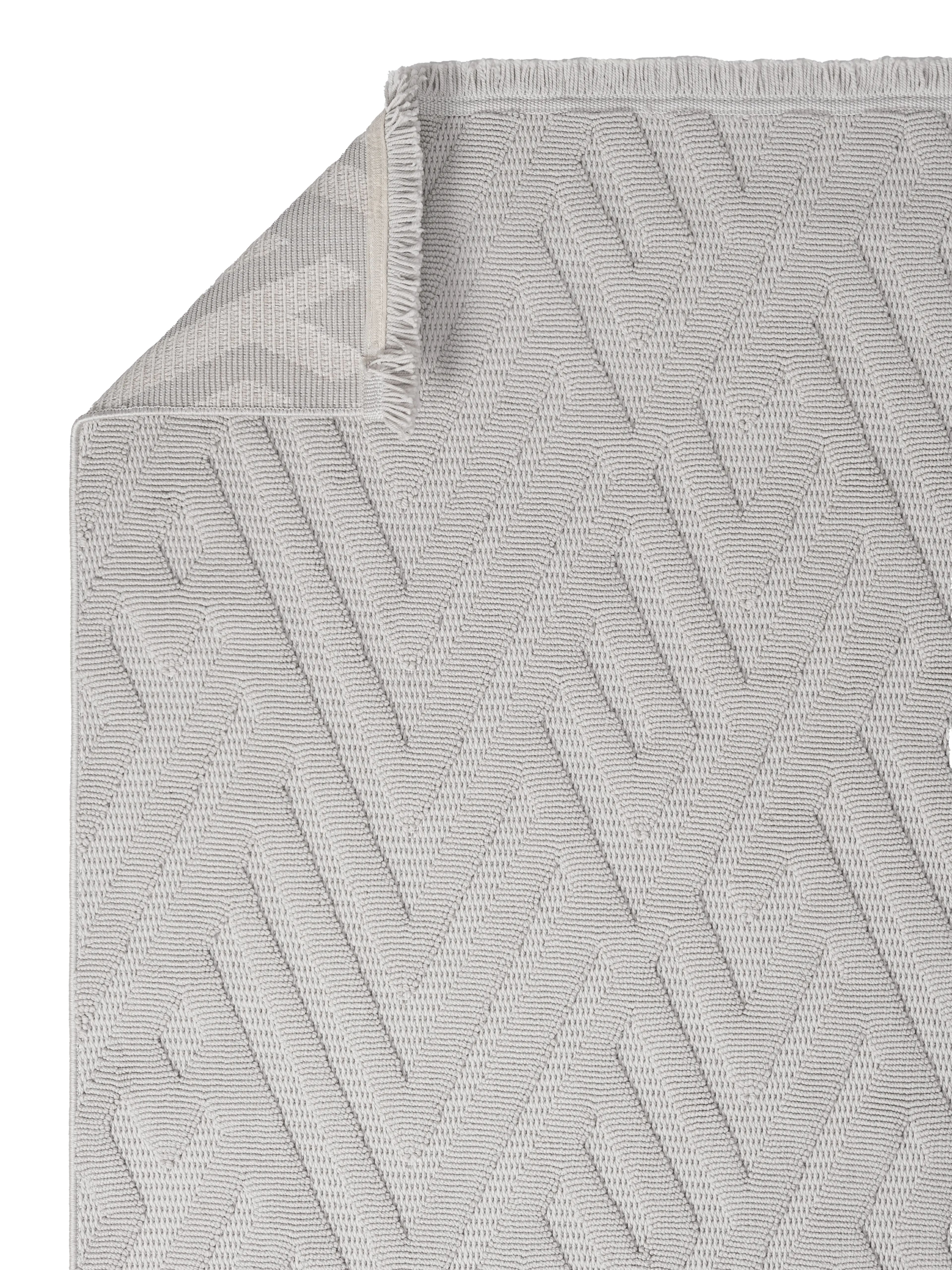 AYTEO HALI DEKOR 1118 GRİ GEOMETRİK DESEN İSKANDİNAV HALI