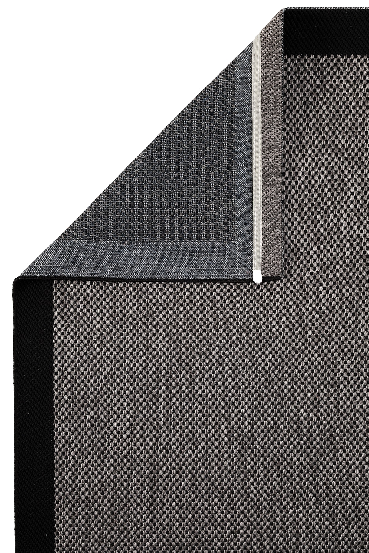 Ayteo Halı Sisal 1148 Gri Siyah Silinebilir Yumuşak Tuşeli Sisal Halı