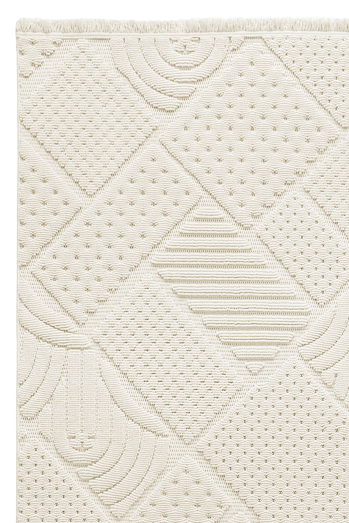 Ayteo Halı Dekor 1119 Bej– Geometrik Desen Modern İskandinav Halı