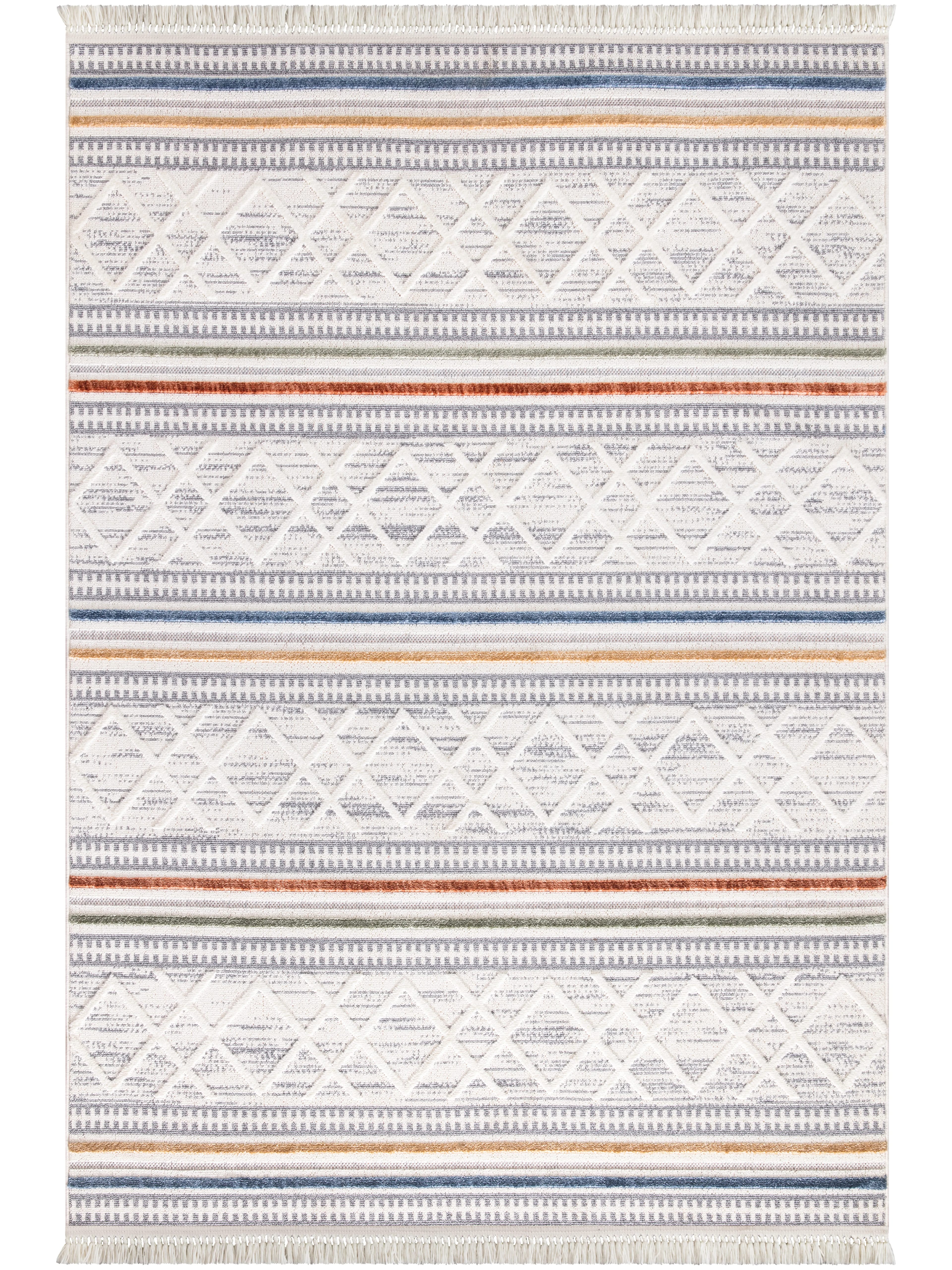 Ayteo Halı India 3015 Multi Renkli İskandinav Halı