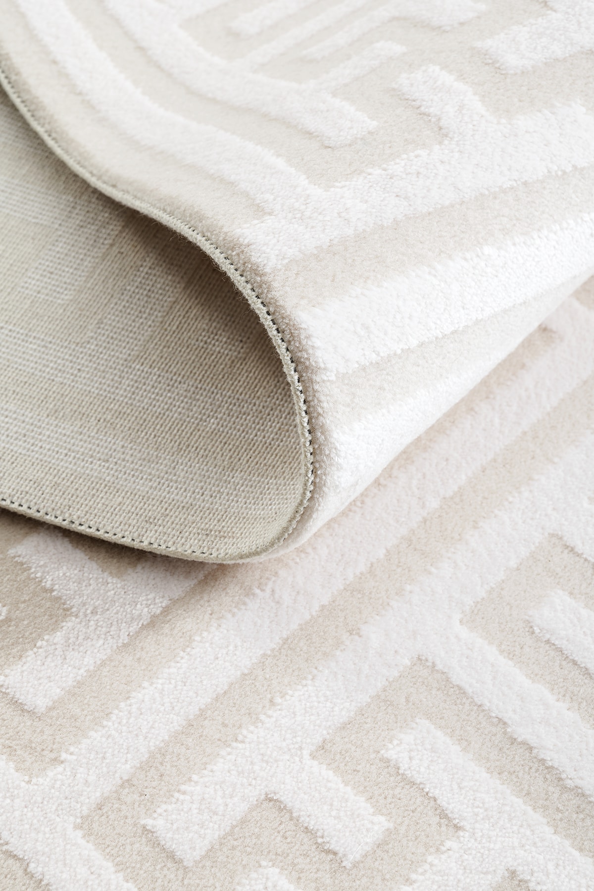 Ayteo Halı Fera 1128 Krem Modern Akrilik Halı