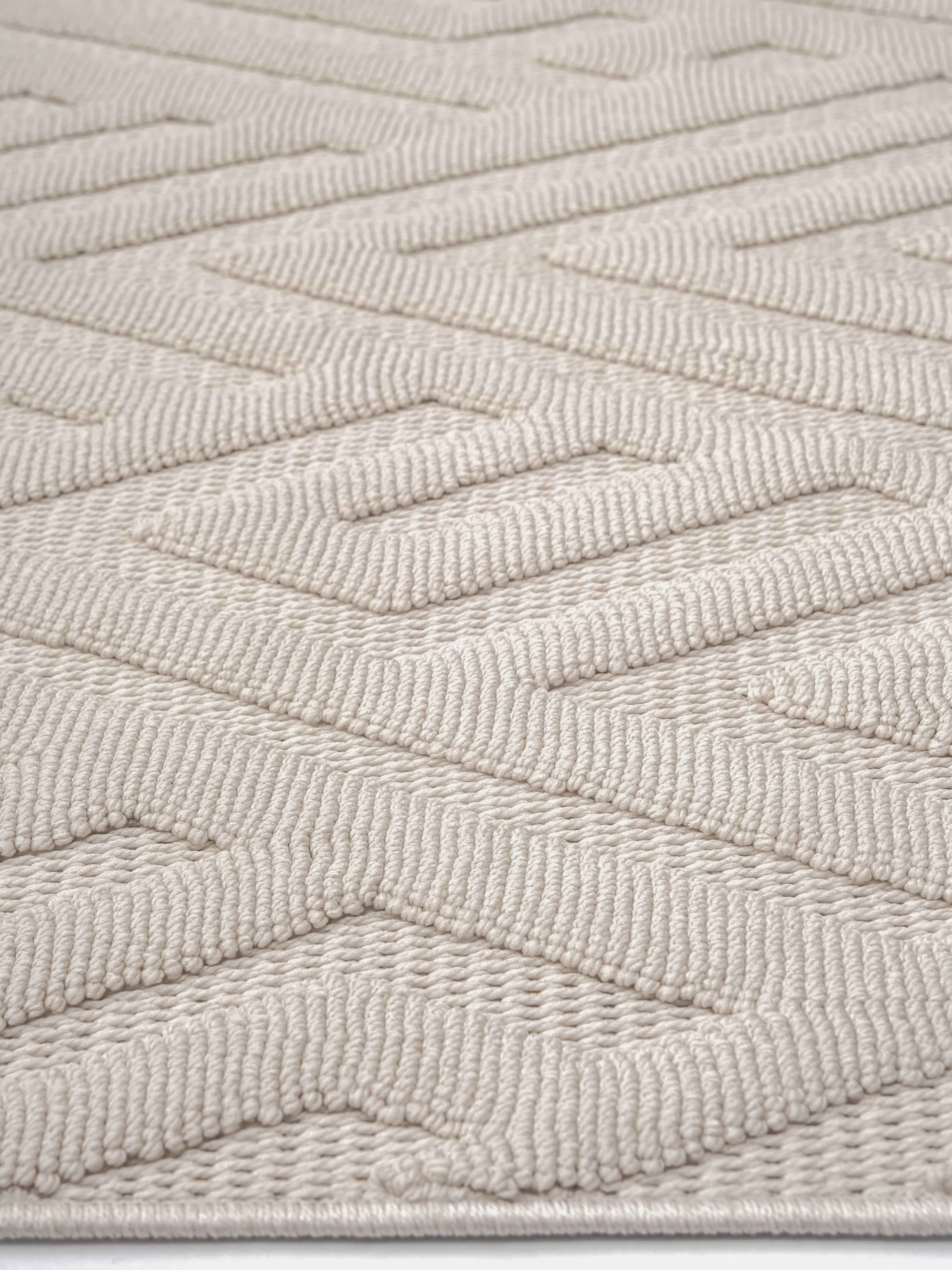 AYTEO HALI DEKOR 1118 BEJ GEOMETRİK DESEN İSKANDİNAV HALI