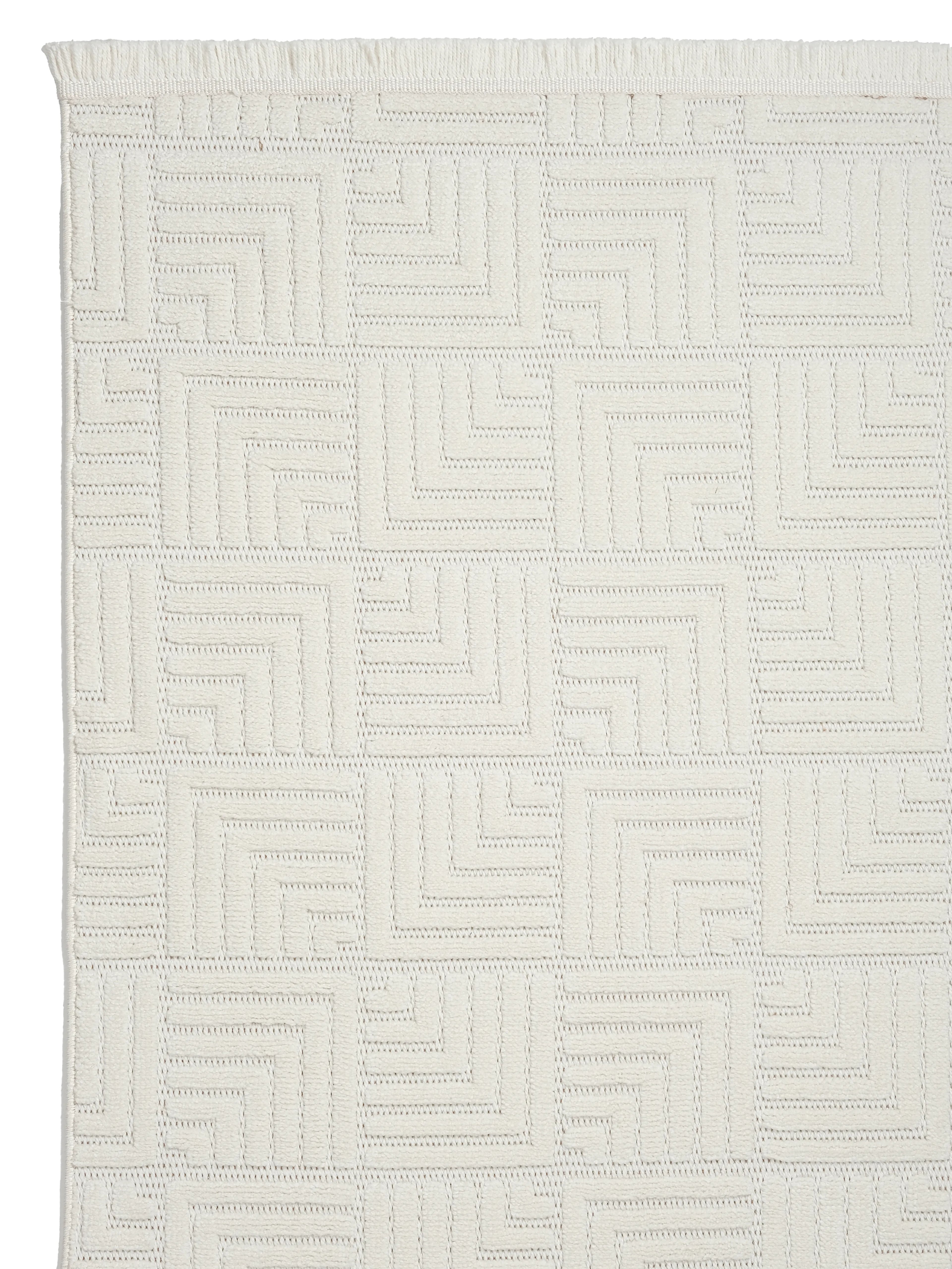 AYTEO HALI MODA 1062 KREM SADE VE ZARİF İSKANDİNAV HALI