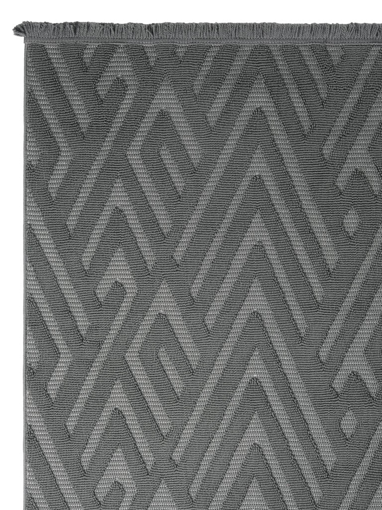 AYTEO HALI DEKOR 1118 ANTRASİT GEOMETRİK DESEN İSKANDİNAV HALI
