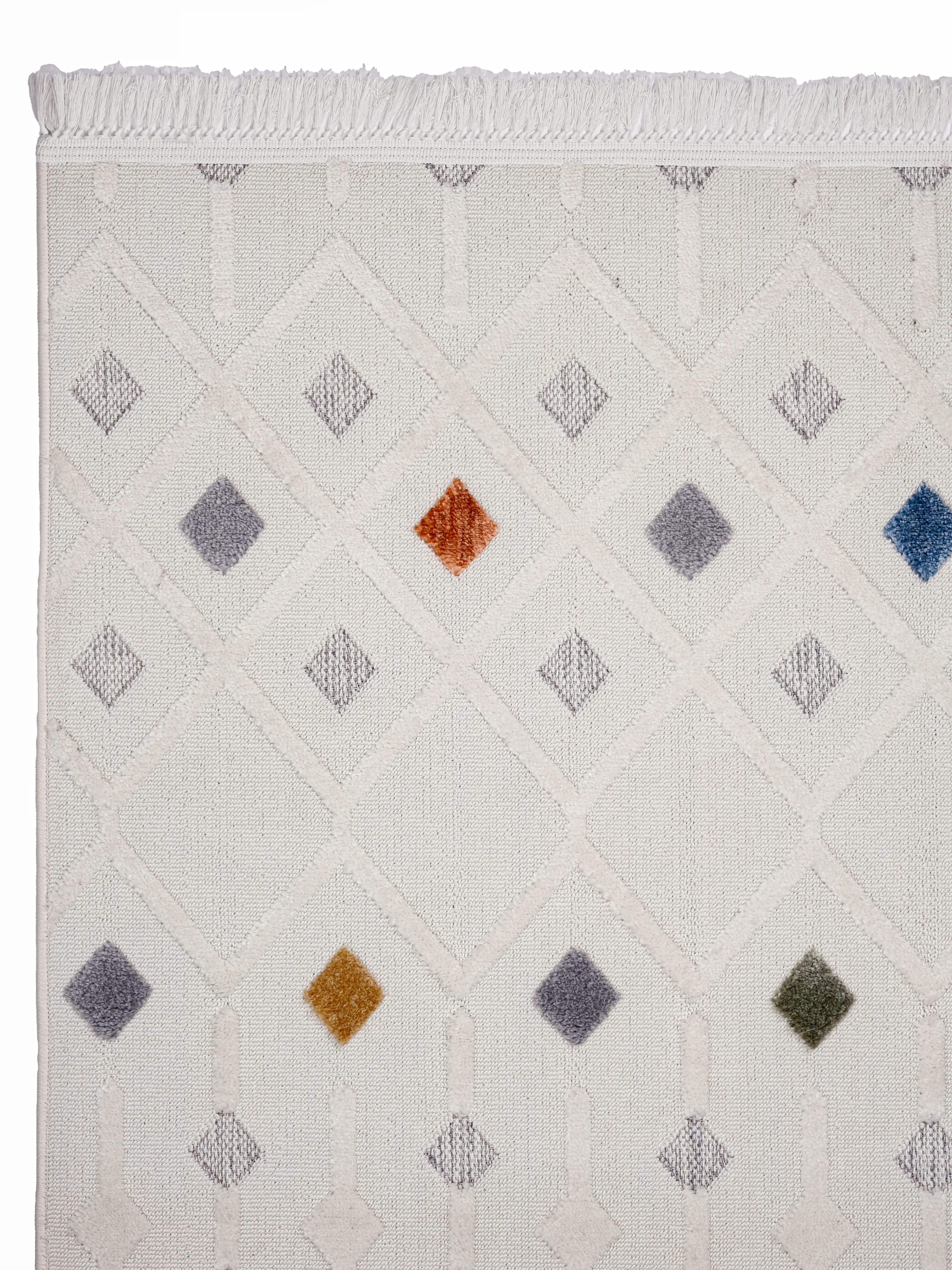 Ayteo Halı India 3018 Multi Renkli İskandinav Halı