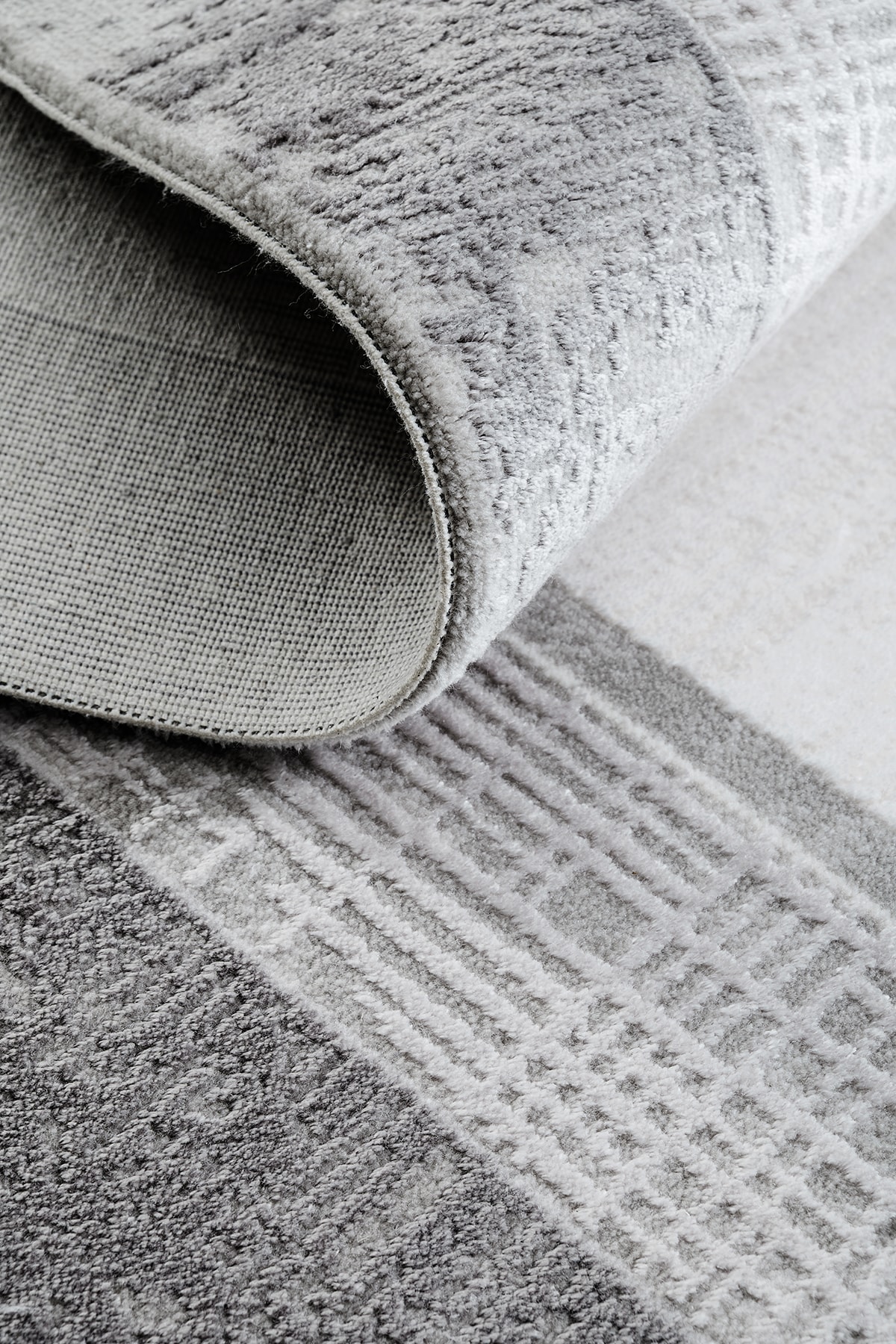 Ayteo Halı Fera 1105 Antrasit Modern Akrilik Halı