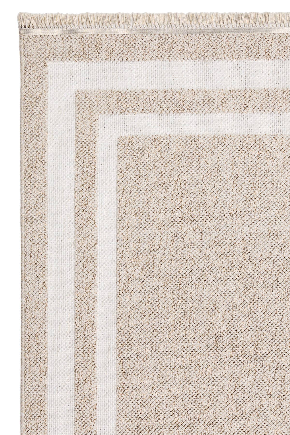 Ayteo Halı Comfort 19207D VİZON KREM Yumuşak Ve Parlak Tuşeli Modern Bukle Halı