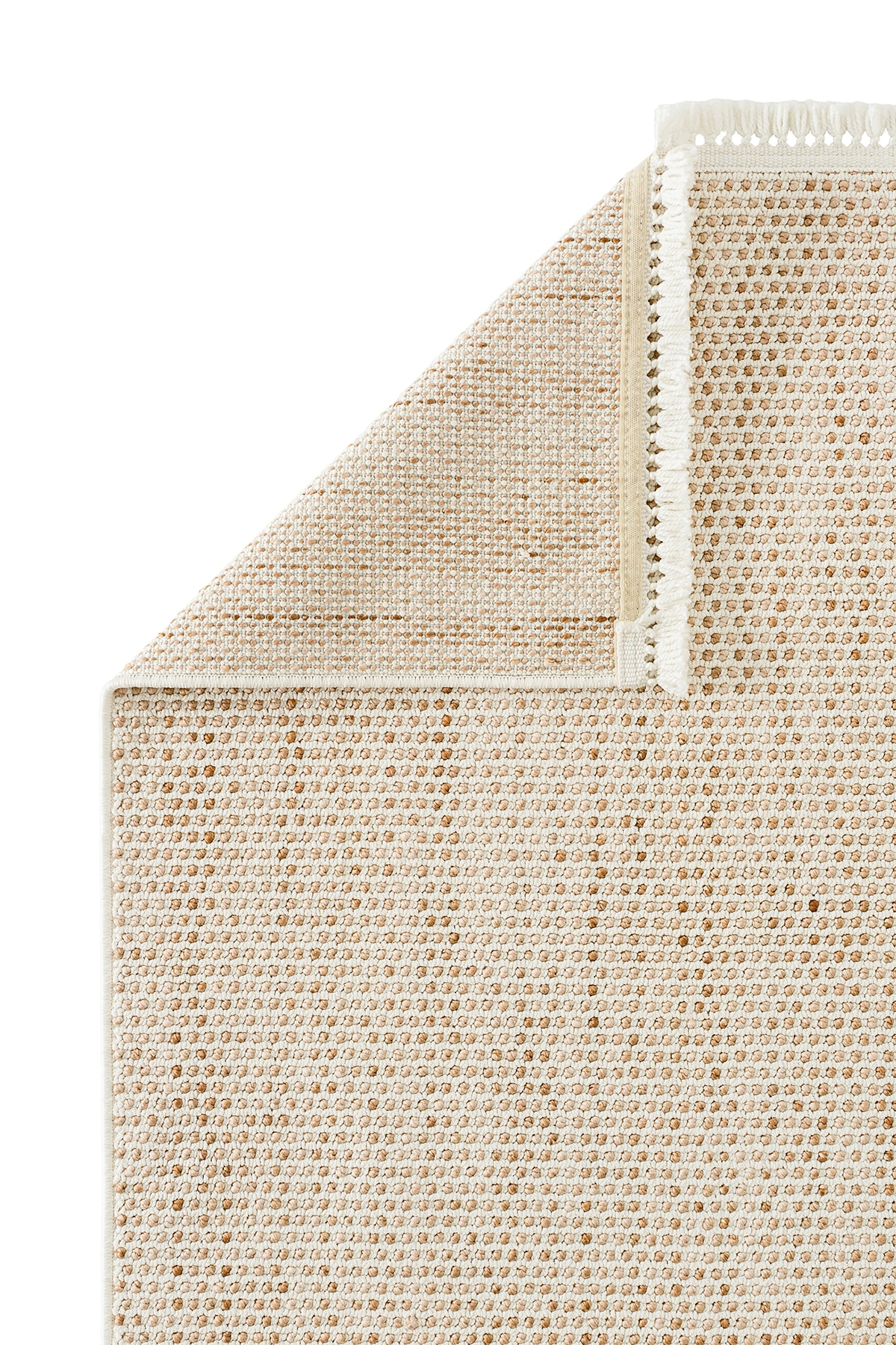 Ayteo Halı Arden 1107 Krem Taba Silinebilir, Robot Süpürgeye Uygun, İskandinav Bukle Halı