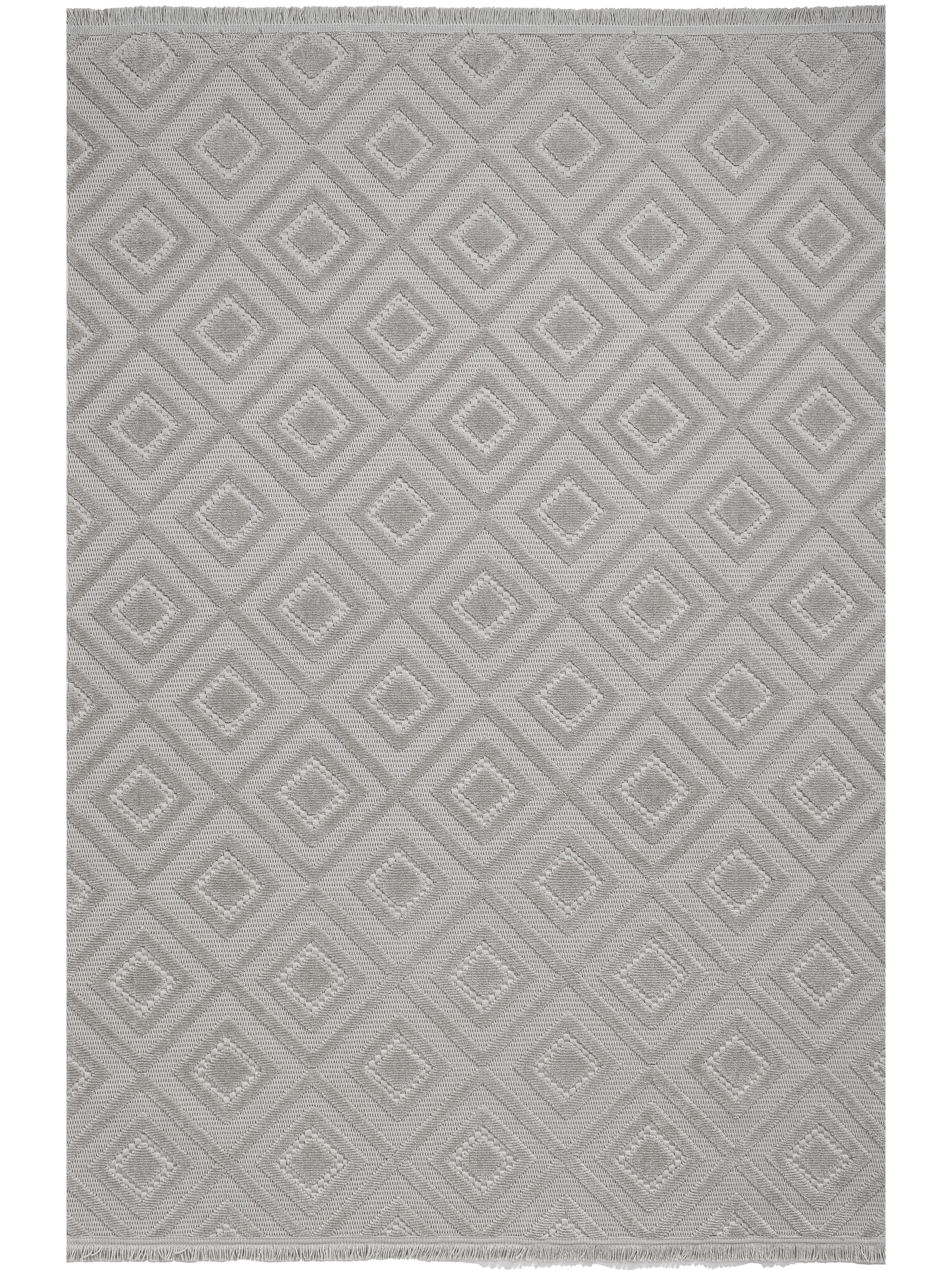 AYTEO HALI MODA 1089 KREM SADE VE ZARİF İSKANDİNAV HALI - 1089 GRİ