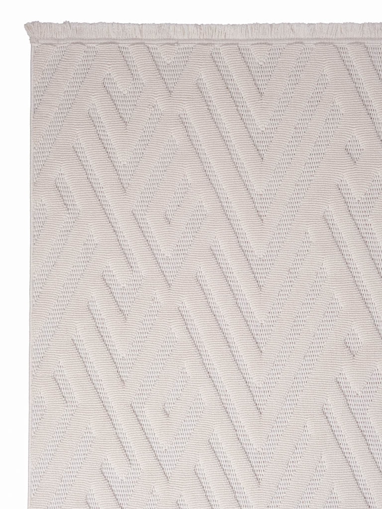 AYTEO HALI DEKOR 1118 KREM GEOMETRİK DESEN İSKANDİNAV HALI