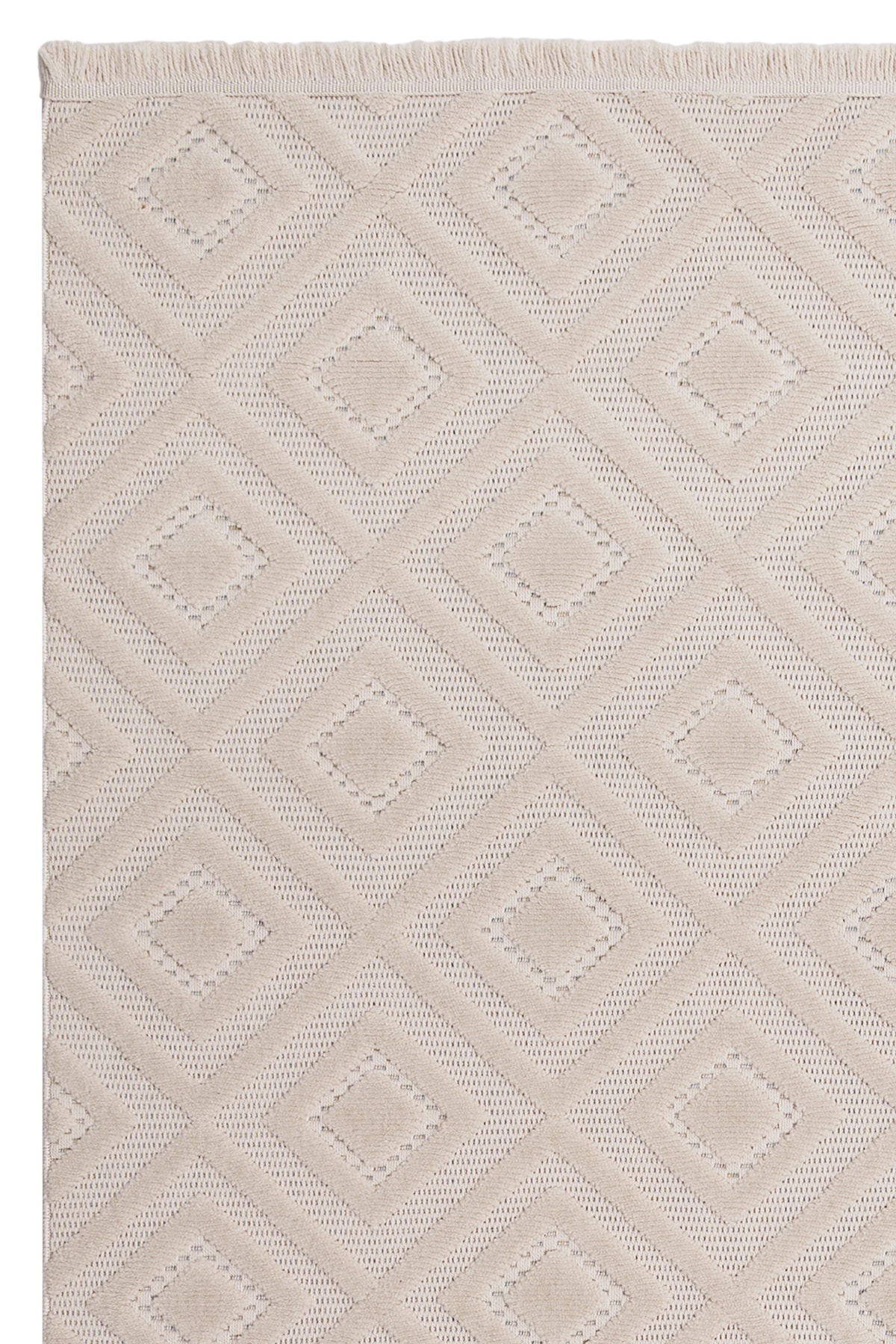 AYTEO HALI MODA 1089 BEJ SADE VE ZARİF İSKANDİNAV HALI