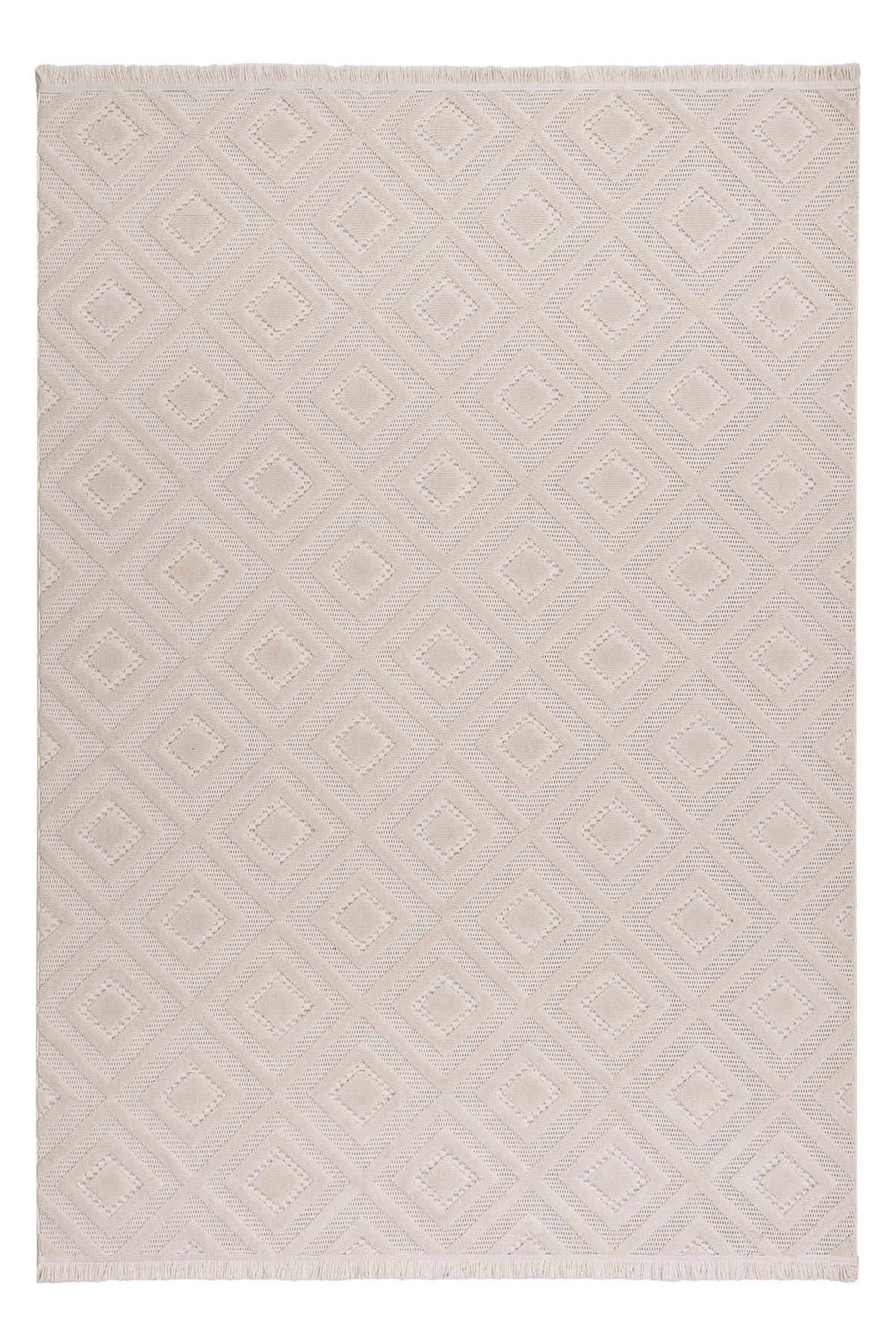 AYTEO HALI MODA 1089 BEJ SADE VE ZARİF İSKANDİNAV HALI