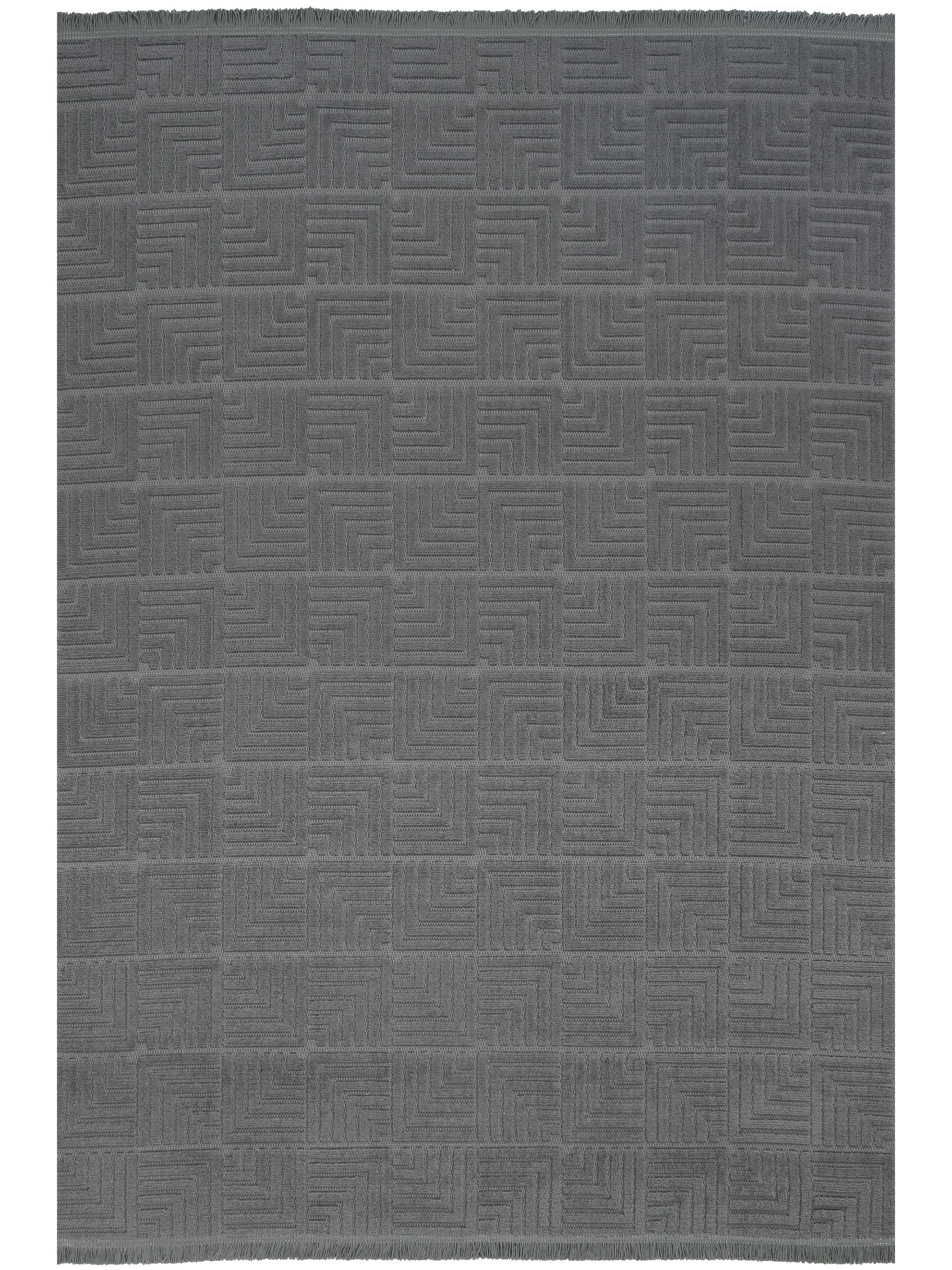 Ayteo Halı Moda 1062 Antrasit Sade ve Zarif İskandinav Halı