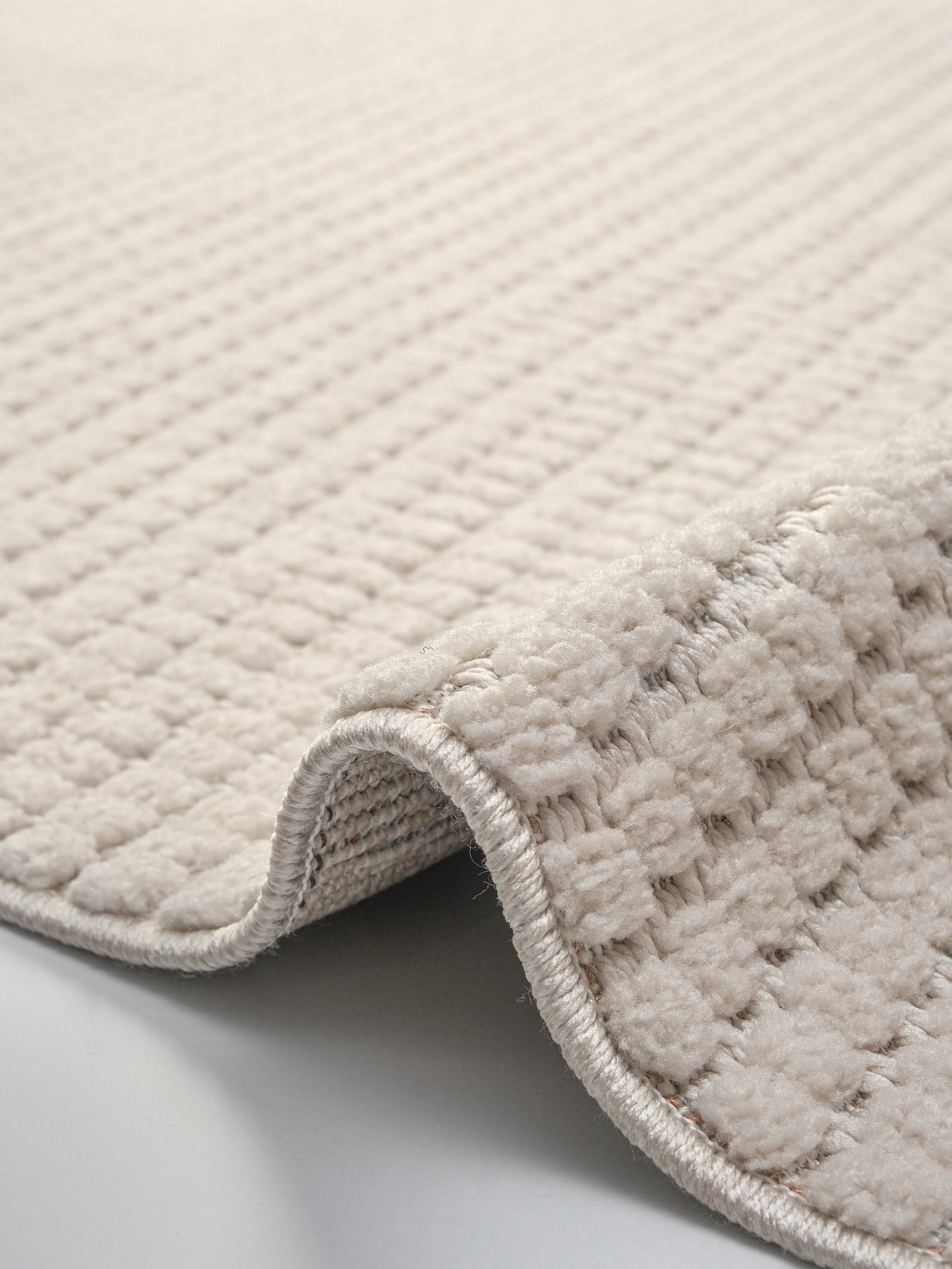 AYTEO HALI MODA 1063 BEJ SADE VE ZARİF İSKANDİNAV HALI