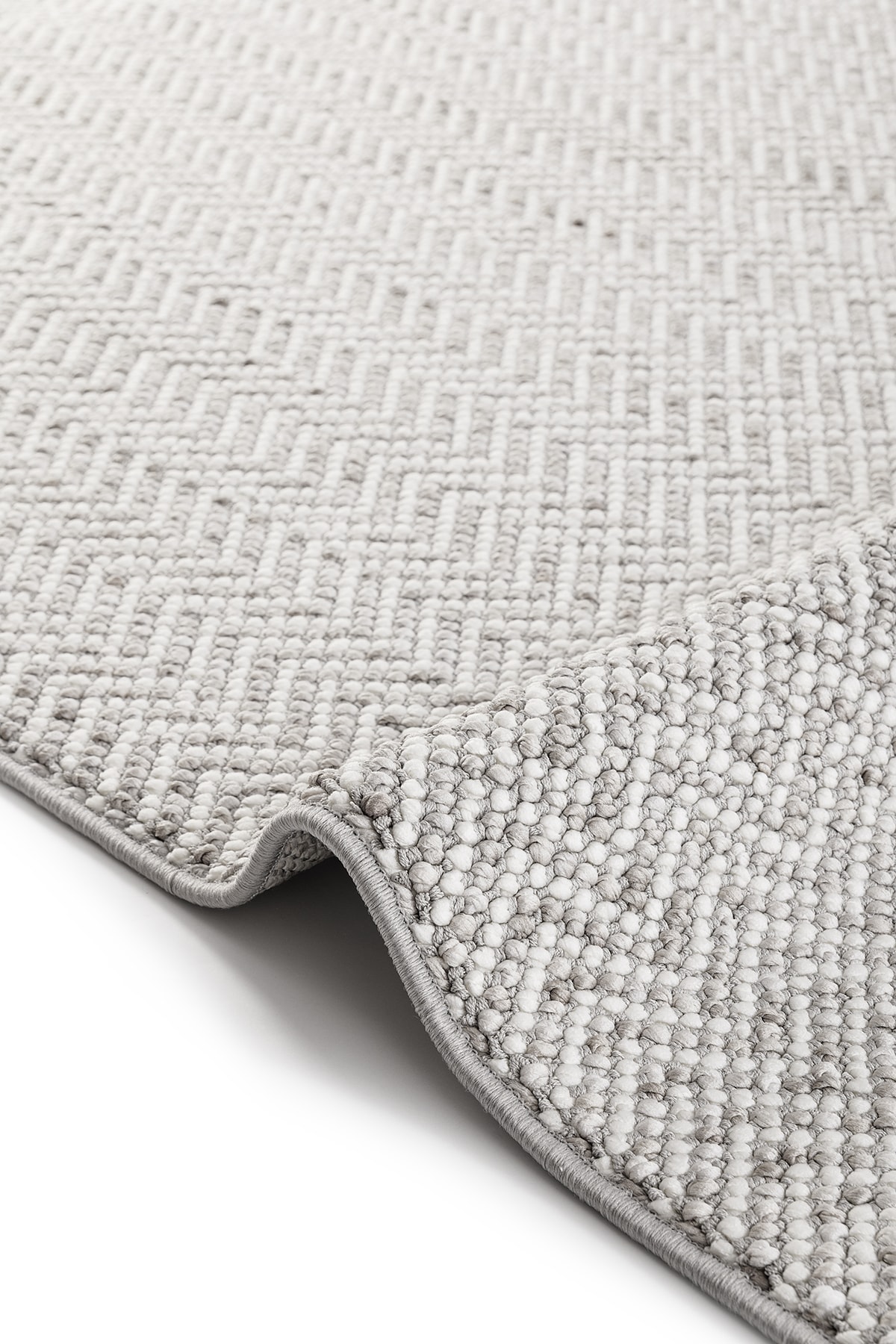 Ayteo Halı Arden 1109 Gri - Silinebilir, Robot Süpürgeye Uygun, İskandinav Bukle Halı