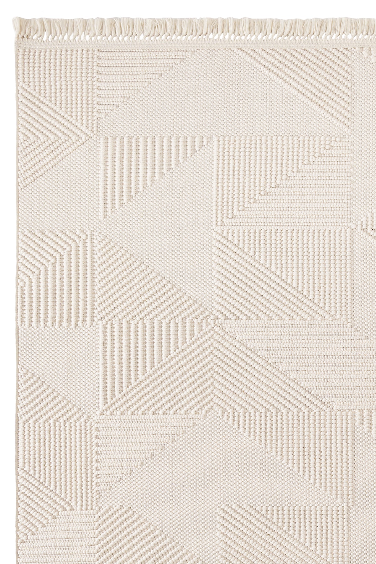 Ayteo Halı Delhi 3007 Beyaz Yumuşak Ve Parlak Tuşeli Modern Kesme Halı