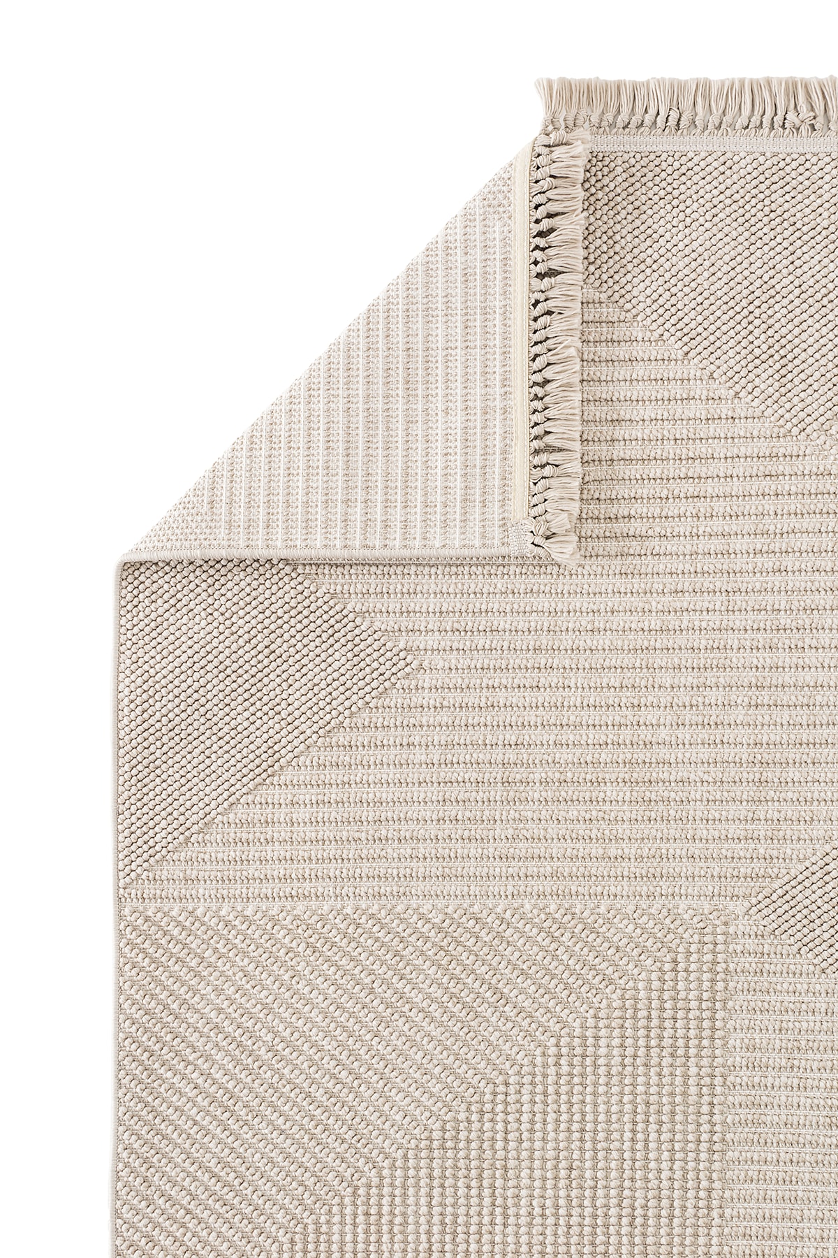 AYTEO HALI PERA 1455 Vizon Robot Süpürgeye Uygun, İskandinav Bukle Halı