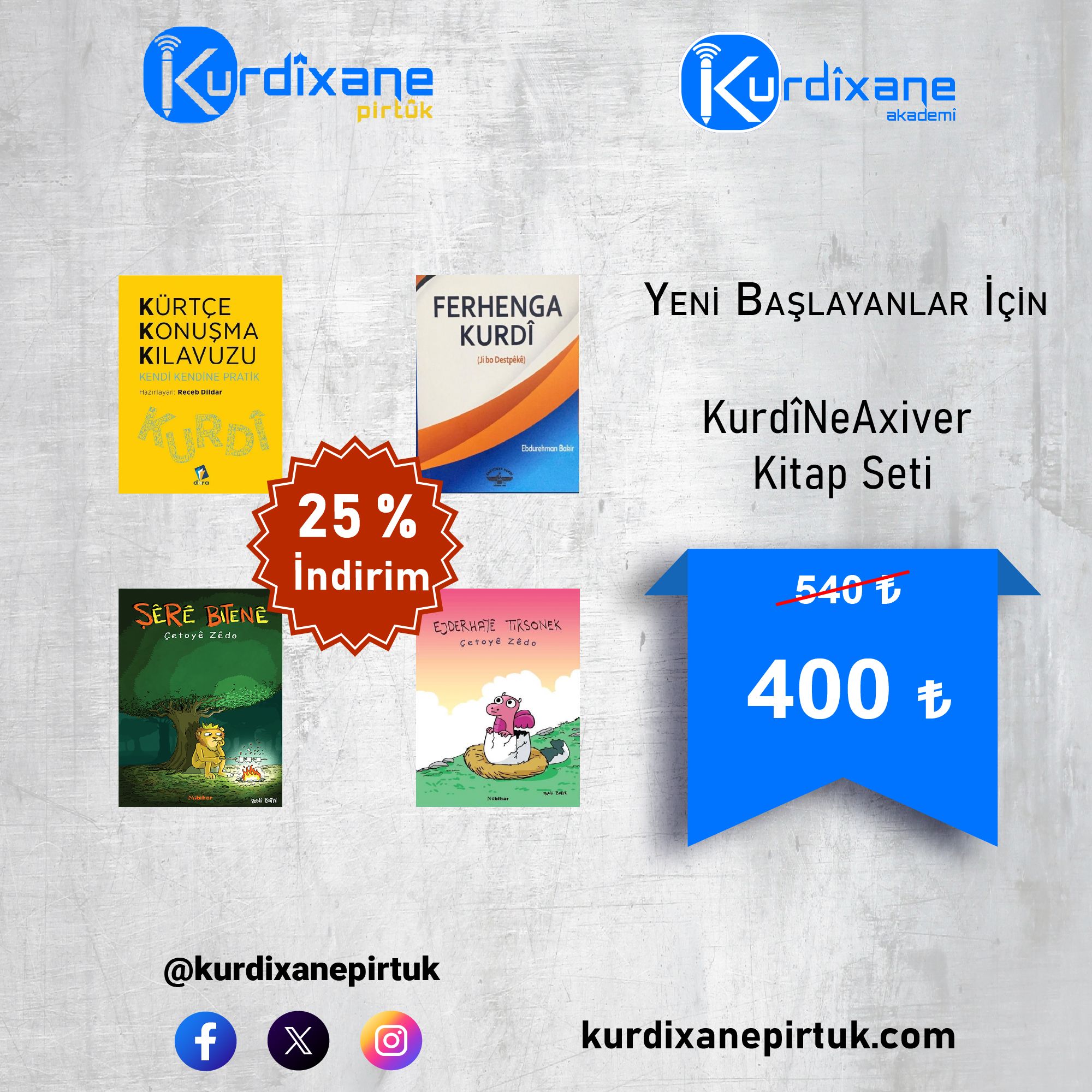Yeni Başlayanlar İçin - KurdiNeAxiver Kitap Seti