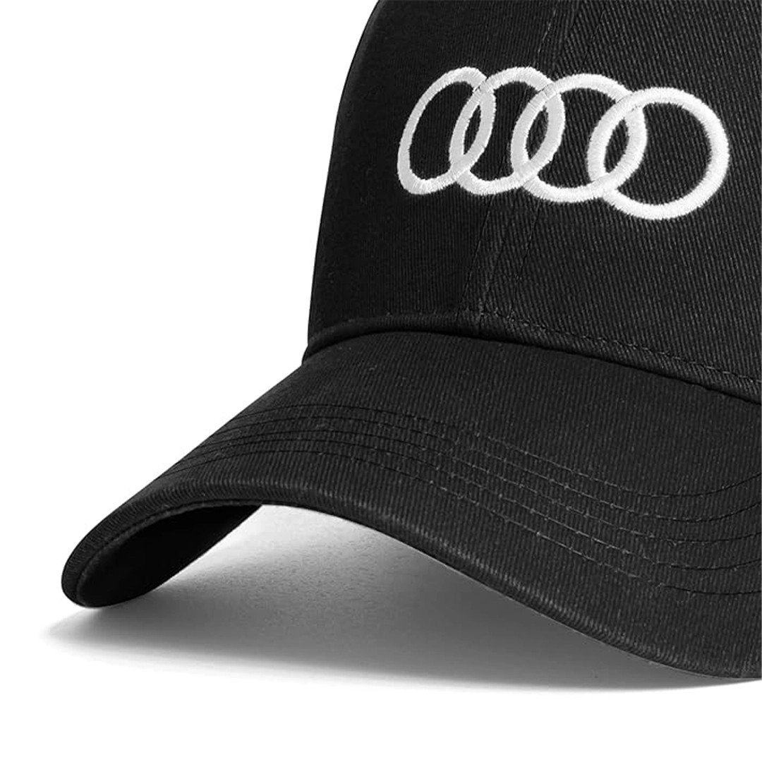 Audi Sport Logolu Siyah Unisex Beyzbol Şapka