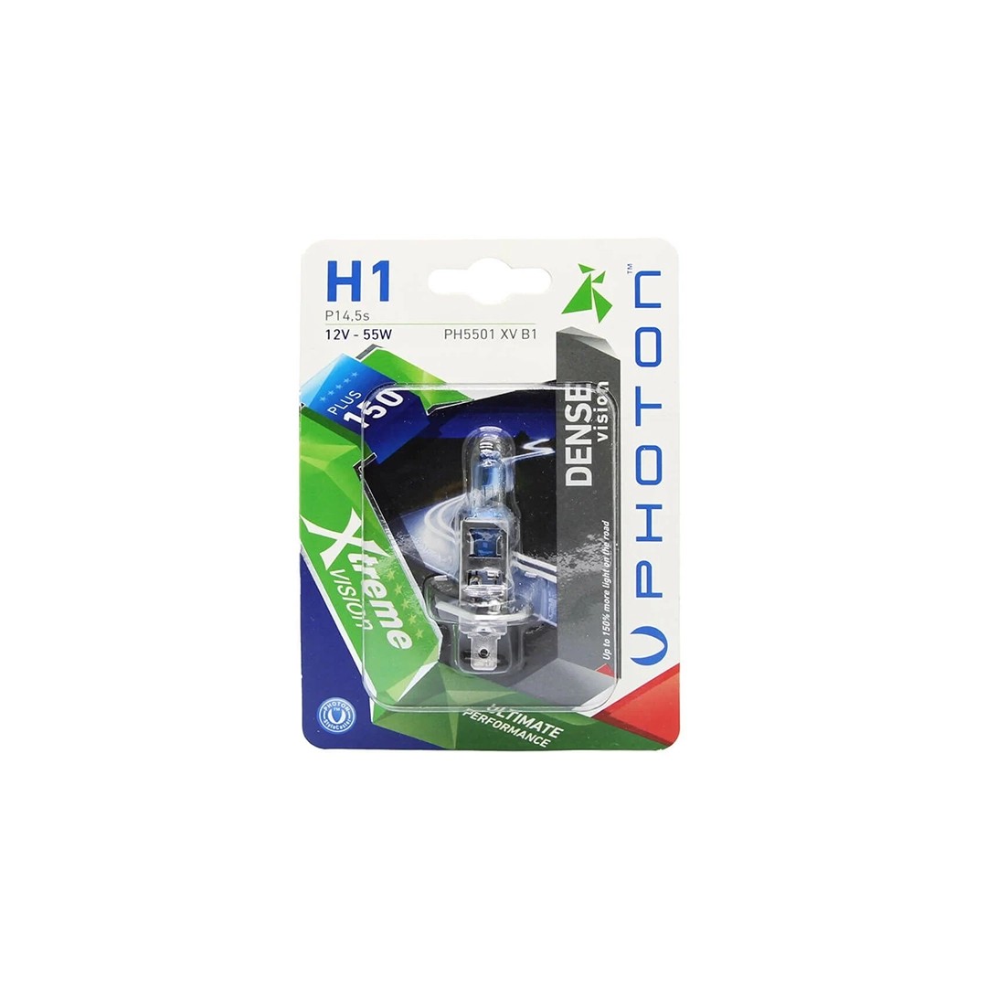 Photon H1 12V 55W Xtreme Vision +%150 Brighter Single Blister Bulb