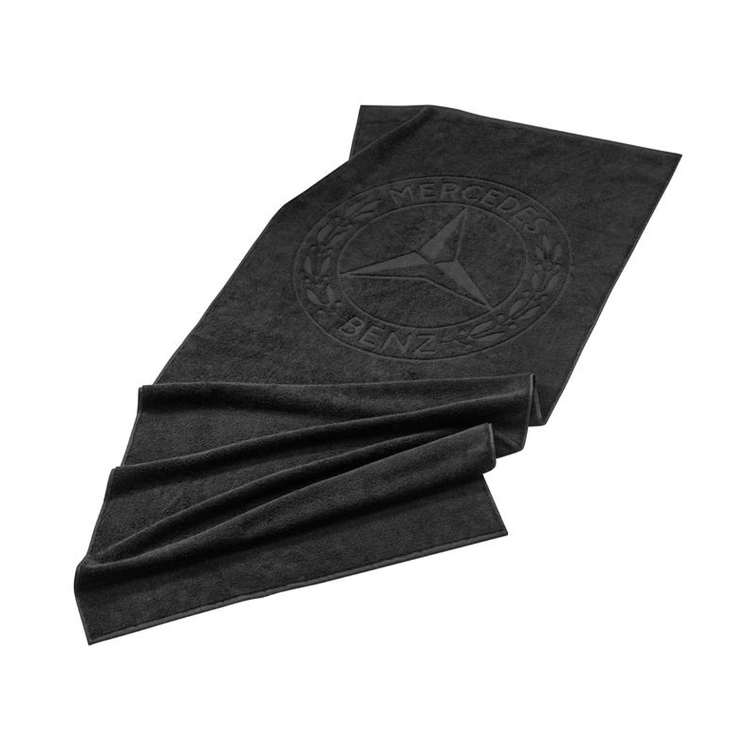 Mercedes-Benz Cotton Black Shower and Beach Towel