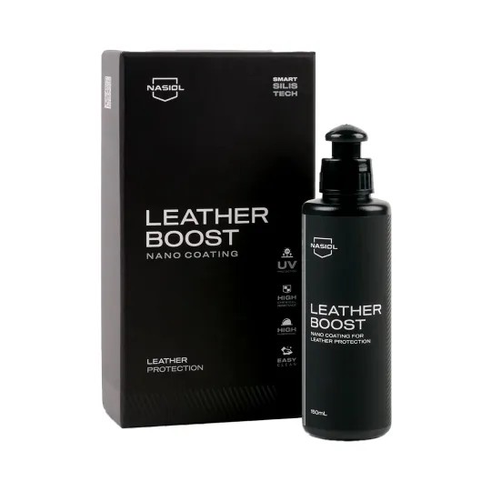 Nasiol Leatherboost 150ml Deri Yüzey Nano Kaplama Bakım Seti & Leathercleaner 250g Deri Premium Köpük Temizleyici Bakım Seti