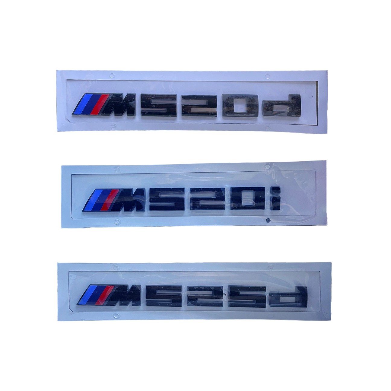 Bmw M Serisi- 3-4-5 Serileri Mat Siyah & Krom Bagaj Yazısı