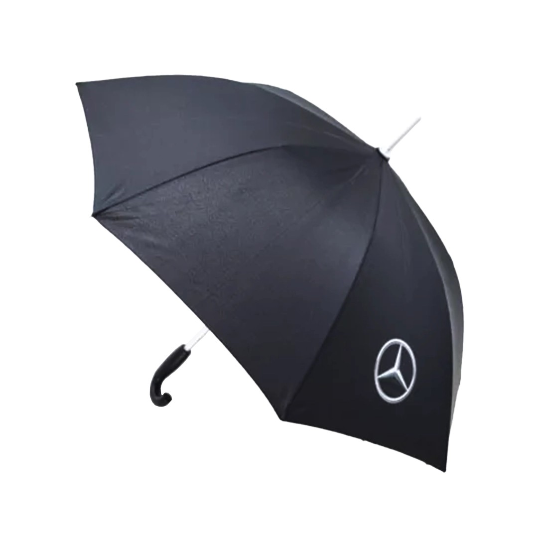 Mercedes-Benz Original Logo Black Stick Umbrella