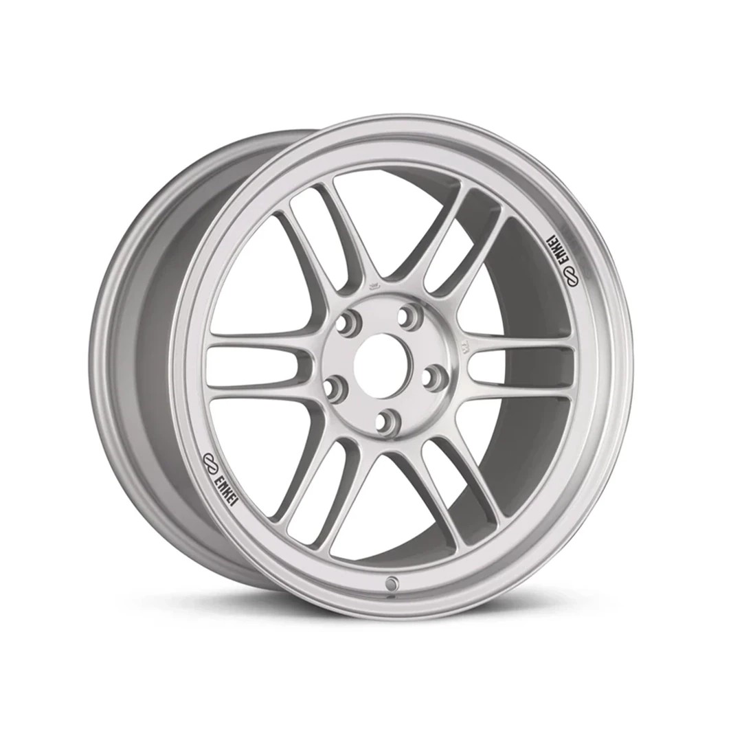 Enkei RPF1 Alloy Wheel 18x9 35/73 5X114.3 F1 Silver Wheel Set (4 pieces)