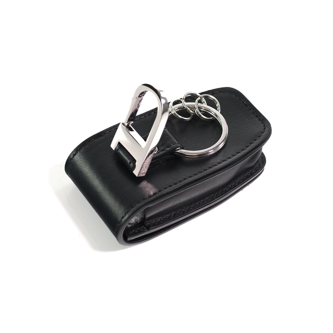 Mercedes-Benz 6th Generation Black Leather Key Fob Cover