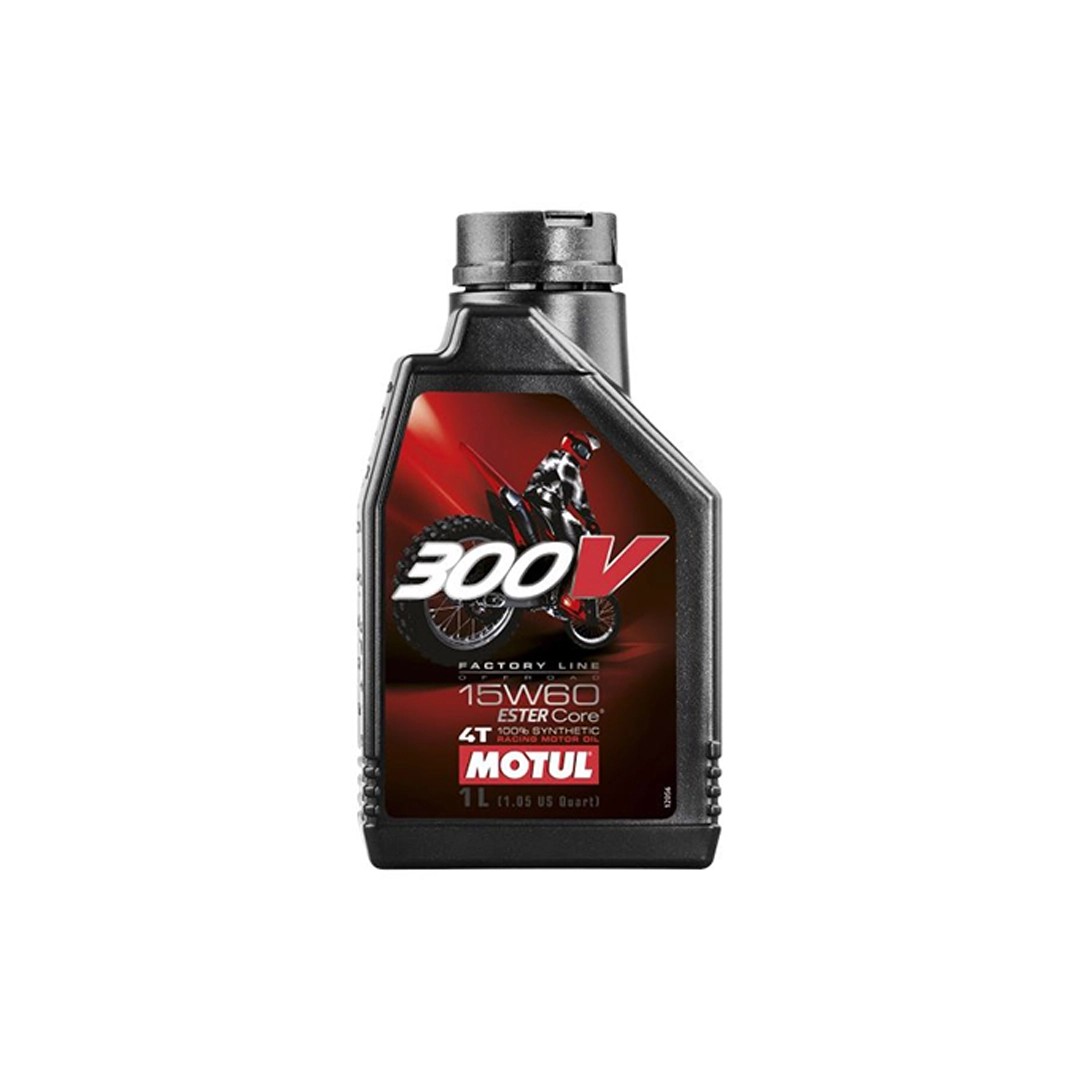 Motul 300V Fl Off Road 15W-60 1L Ester Core Racing Engine Oil