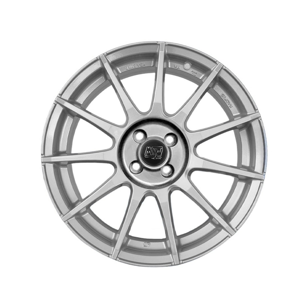 Msw-85 4x100 6,5x16 ET37 63,40 Silver 4-Piece Alloy Wheel Set