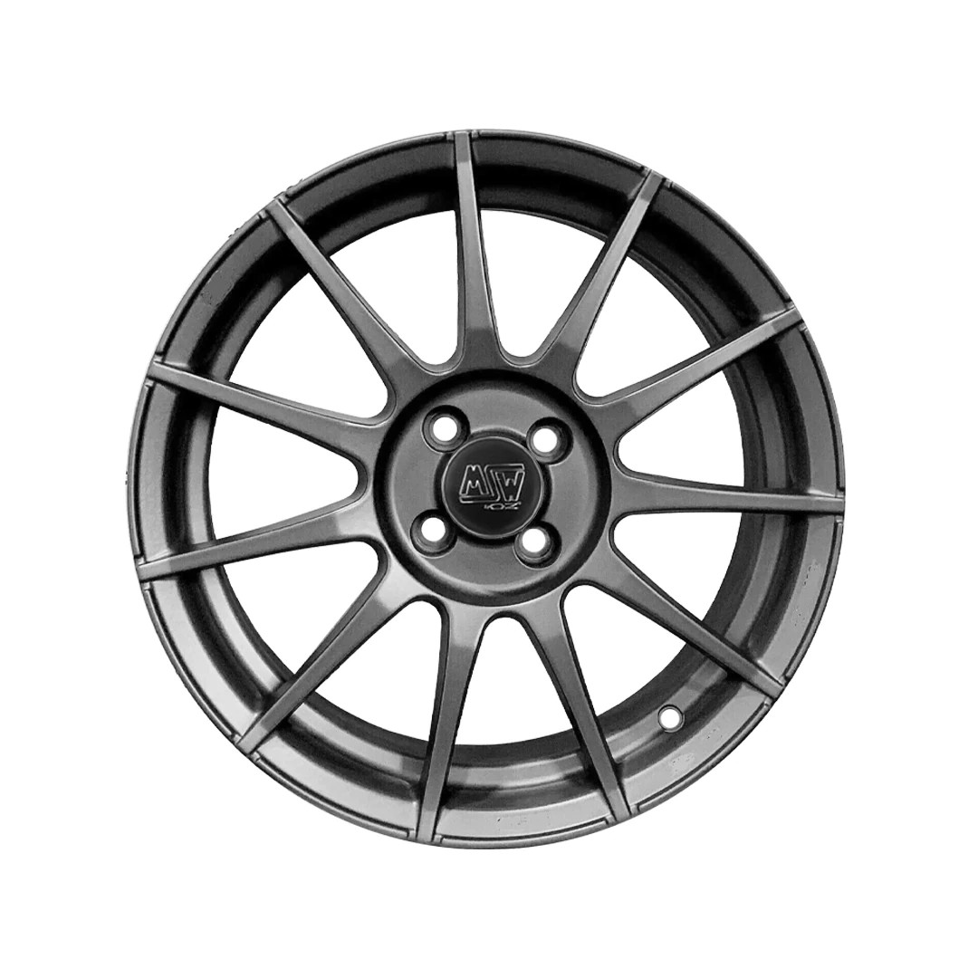 Msw-85 4X100 7X17 37 63,4 Matte Graphite 4-Piece Alloy Wheel Set