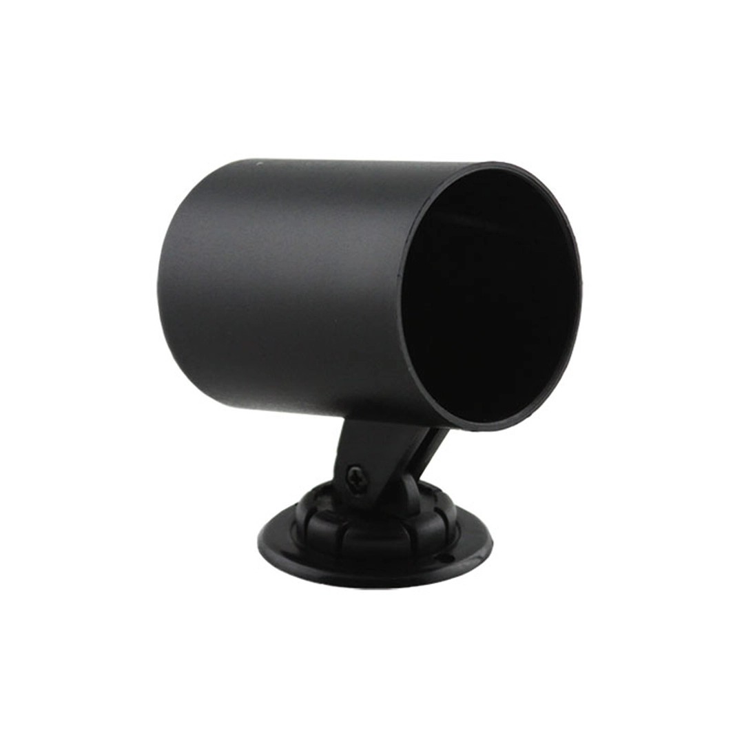 GlowShift Universal Black Single Gauge Swivel Dashboard Pod
