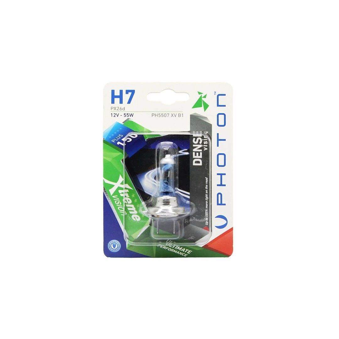 Photon H7 12V 55W Xtreme Vision +%150 Brighter Single Blister Bulb