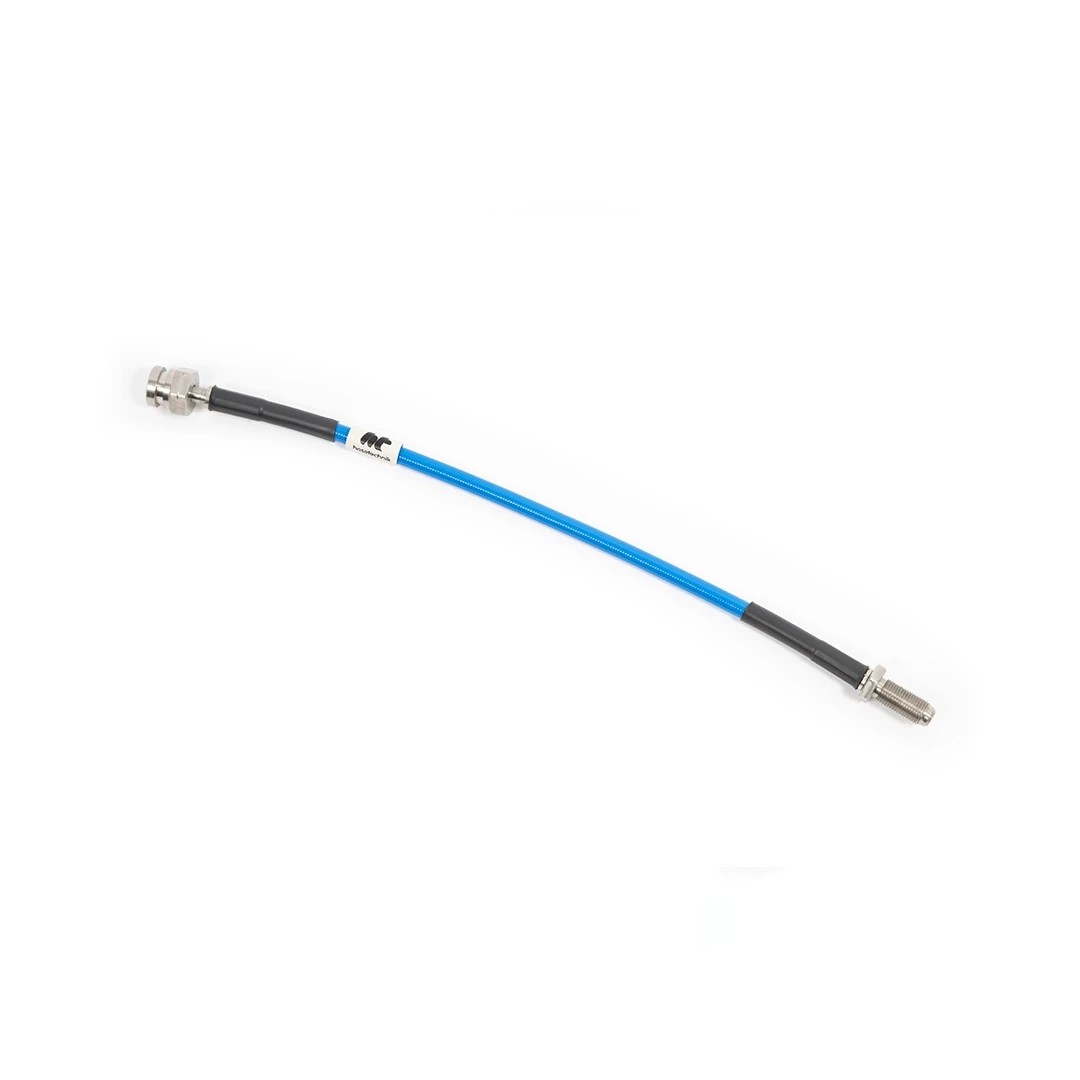 Forge Motorsport VW Golf 6R Stainless Steel Brake Hose - Blue